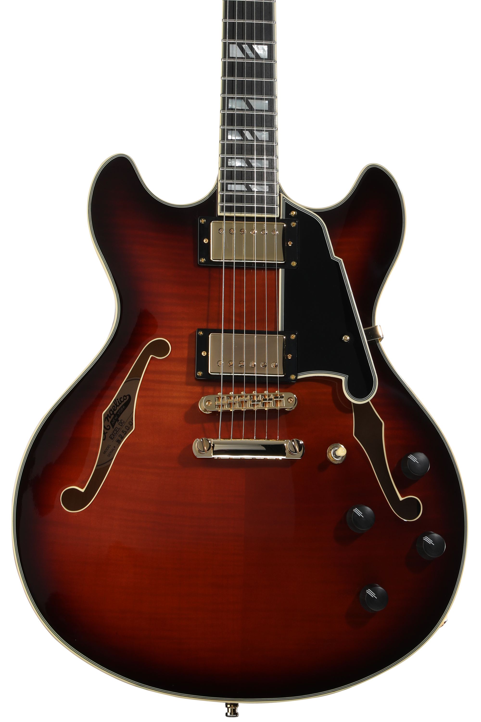 ギター D'Angelico Deluxe Bedford SH MatteWalnut Deluxe Bedford SH - D'Angelico Guitars