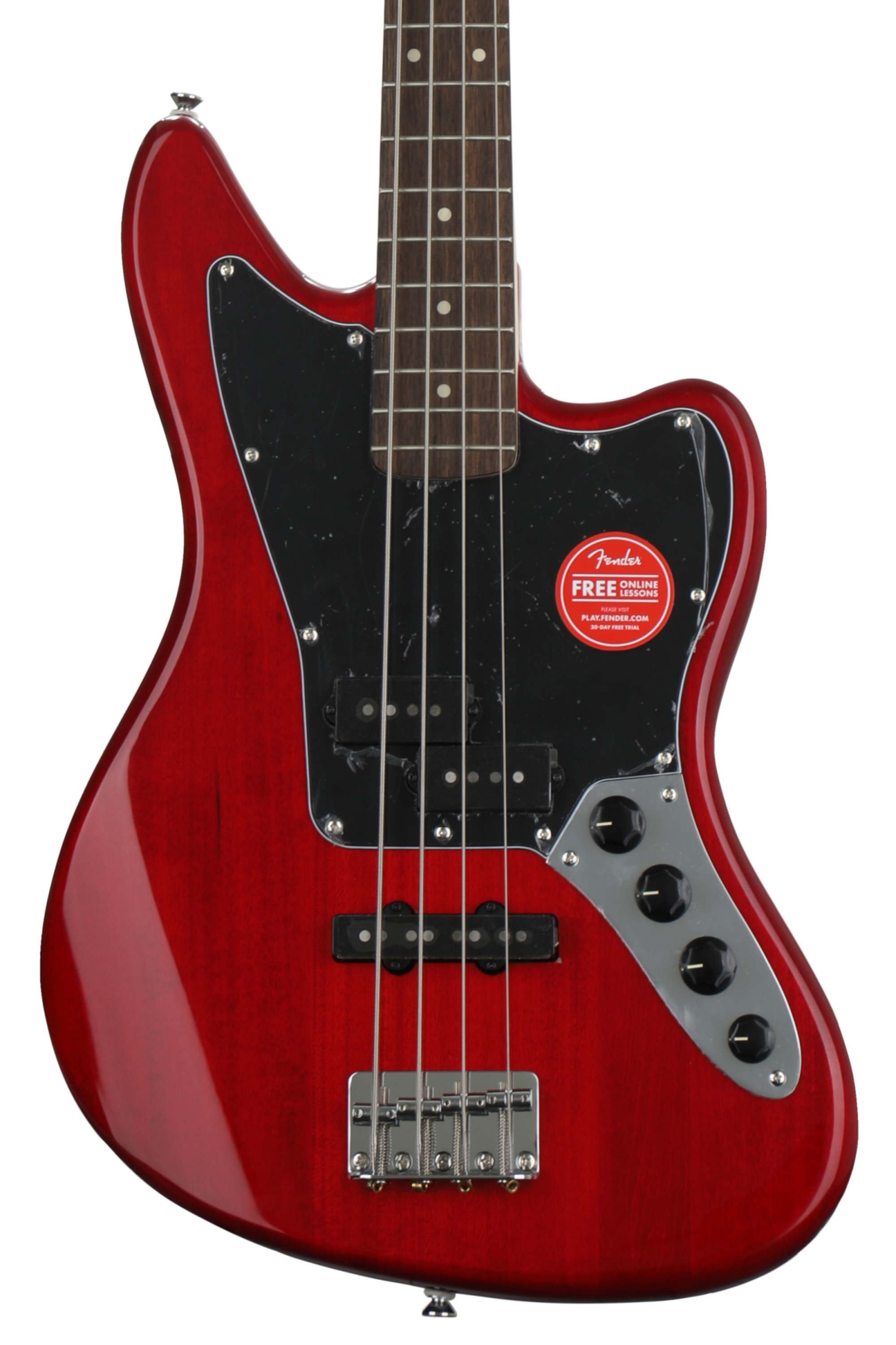 Squier Vintage Modified Jaguar Bass Special - Crimson Red