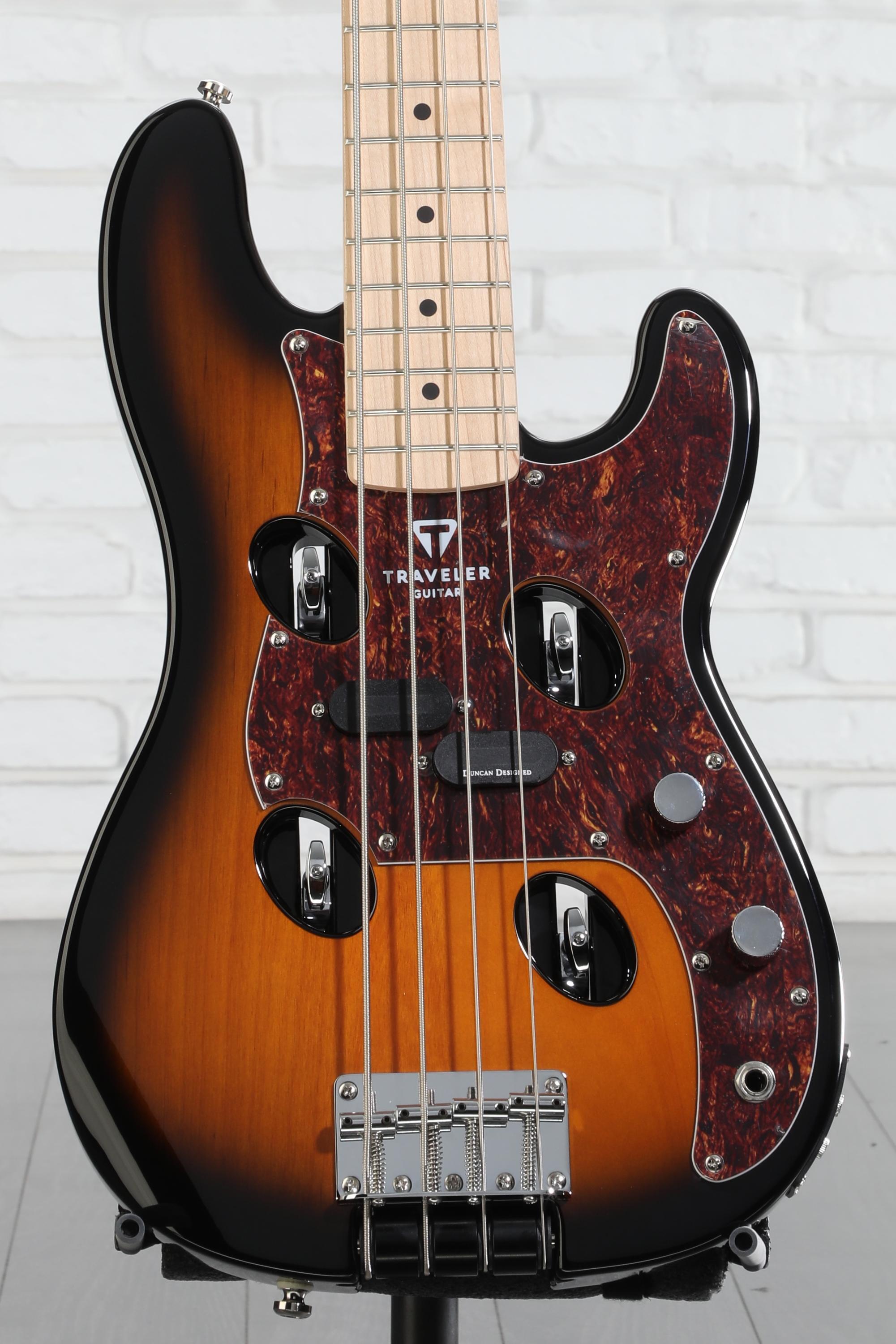 Traveler Guitar TB-4P Bass Guitar - Sunburst | Sweetwater