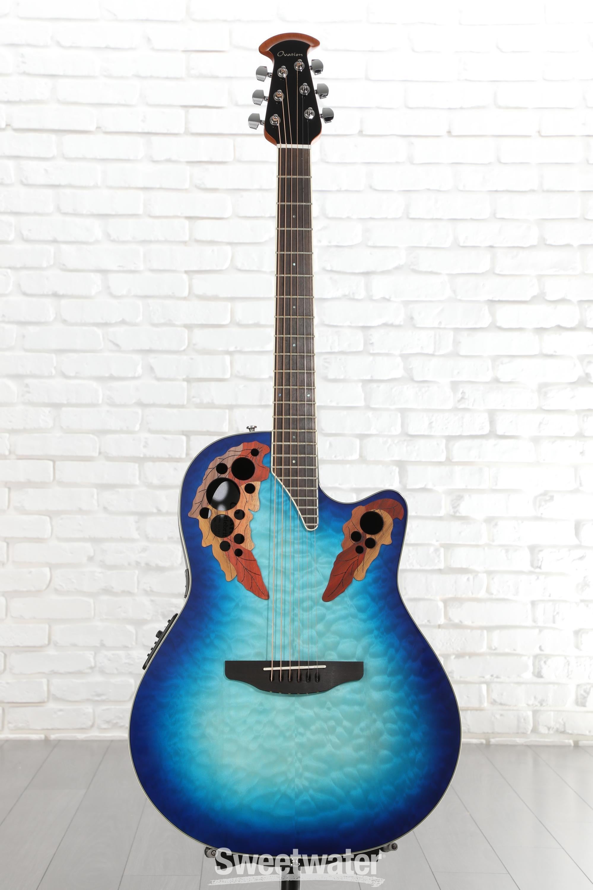 Ovation Celebrity Elite CE48P-RG Super Shallow Acoustic-Electric