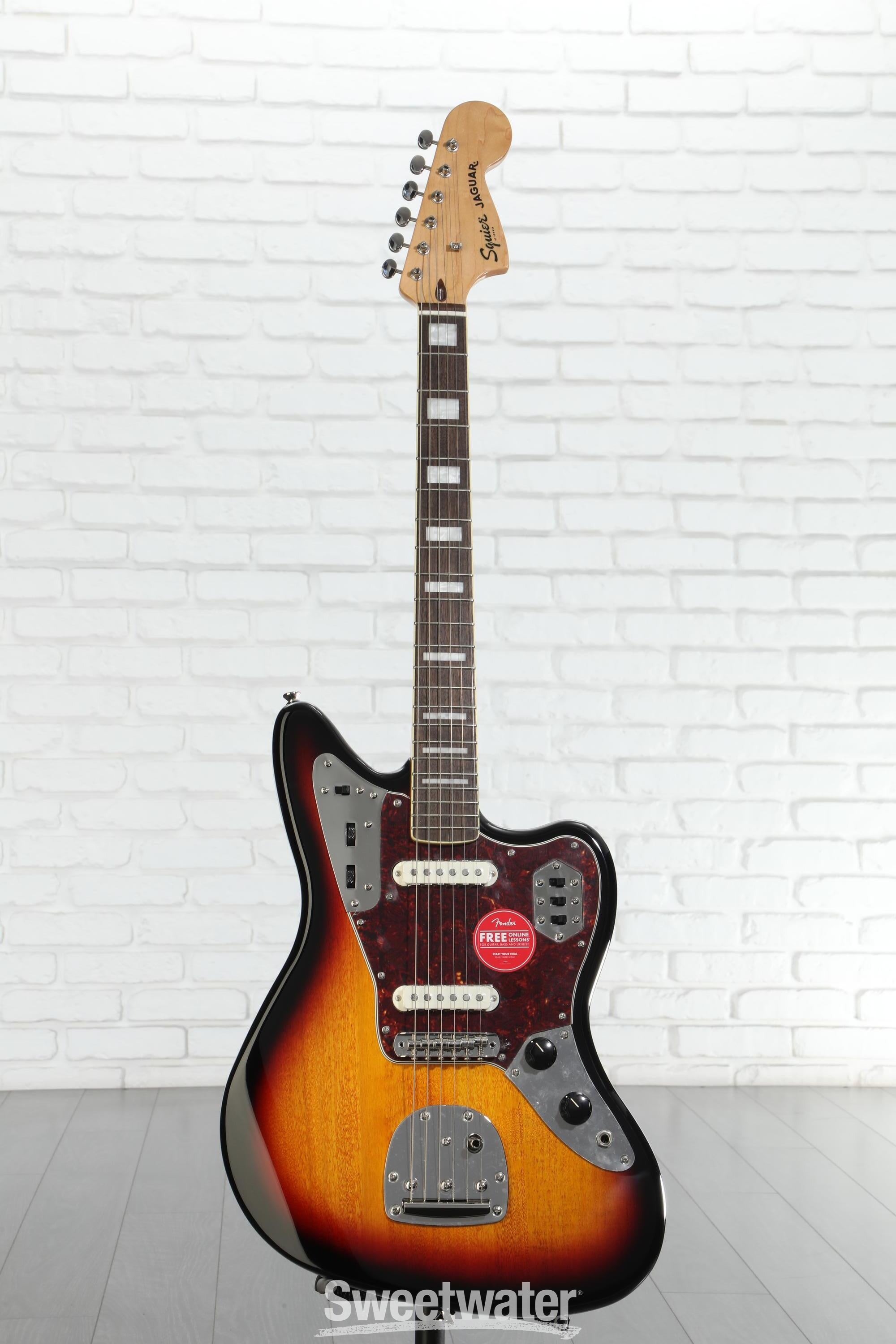 Squier Classic Vibe '70s Jaguar - 3-Tone Sunburst | Sweetwater