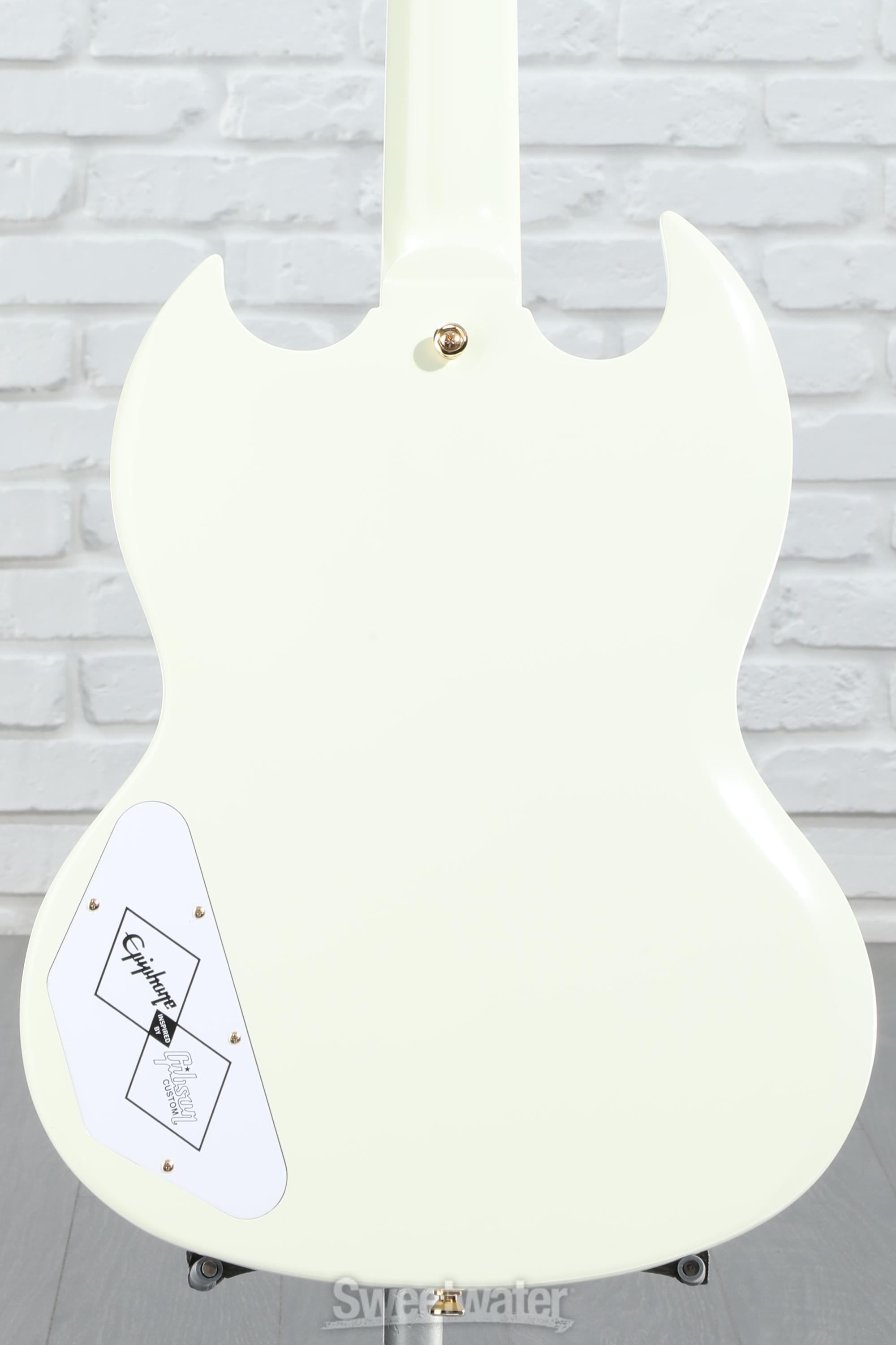 Epiphone 1963 SG Custom Electric Guitar - Classic White VOS Epiphone 1963 SG Custom Electric Guitar - Classic White VOS