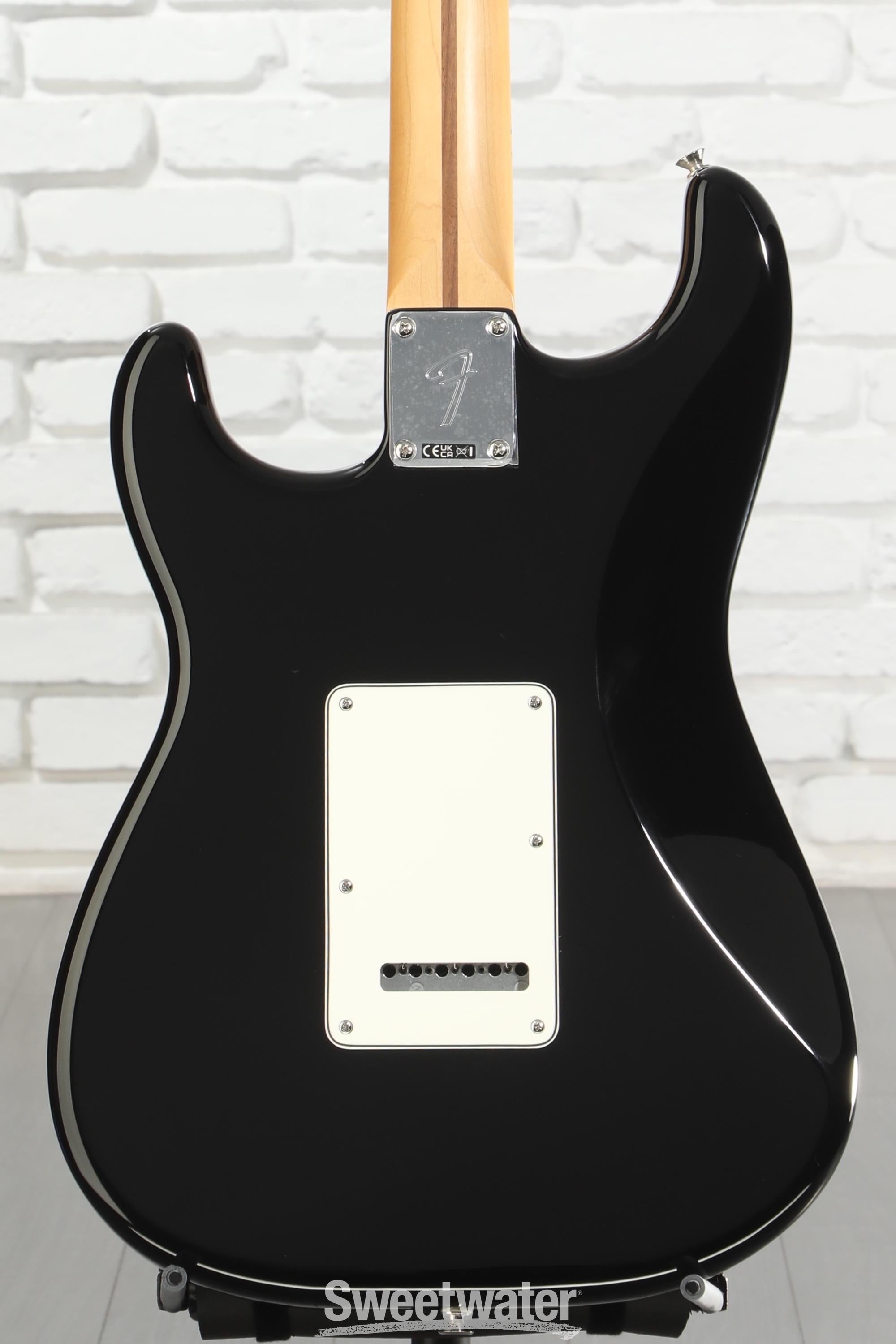 Fender Player II Stratocaster HSS Electric Guitar - Black with