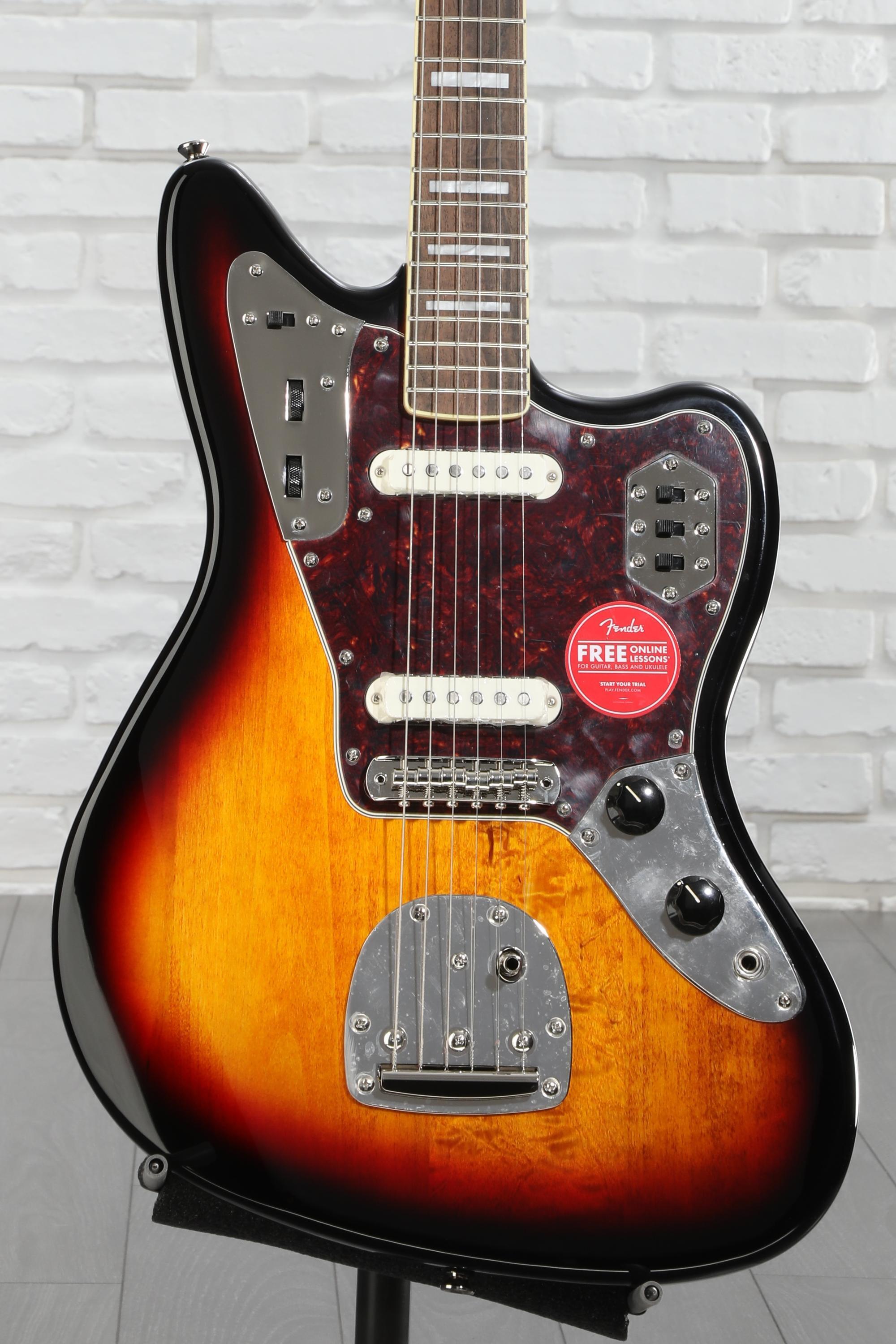 Squier Classic Vibe '70s Jaguar - 3-Tone Sunburst | Sweetwater