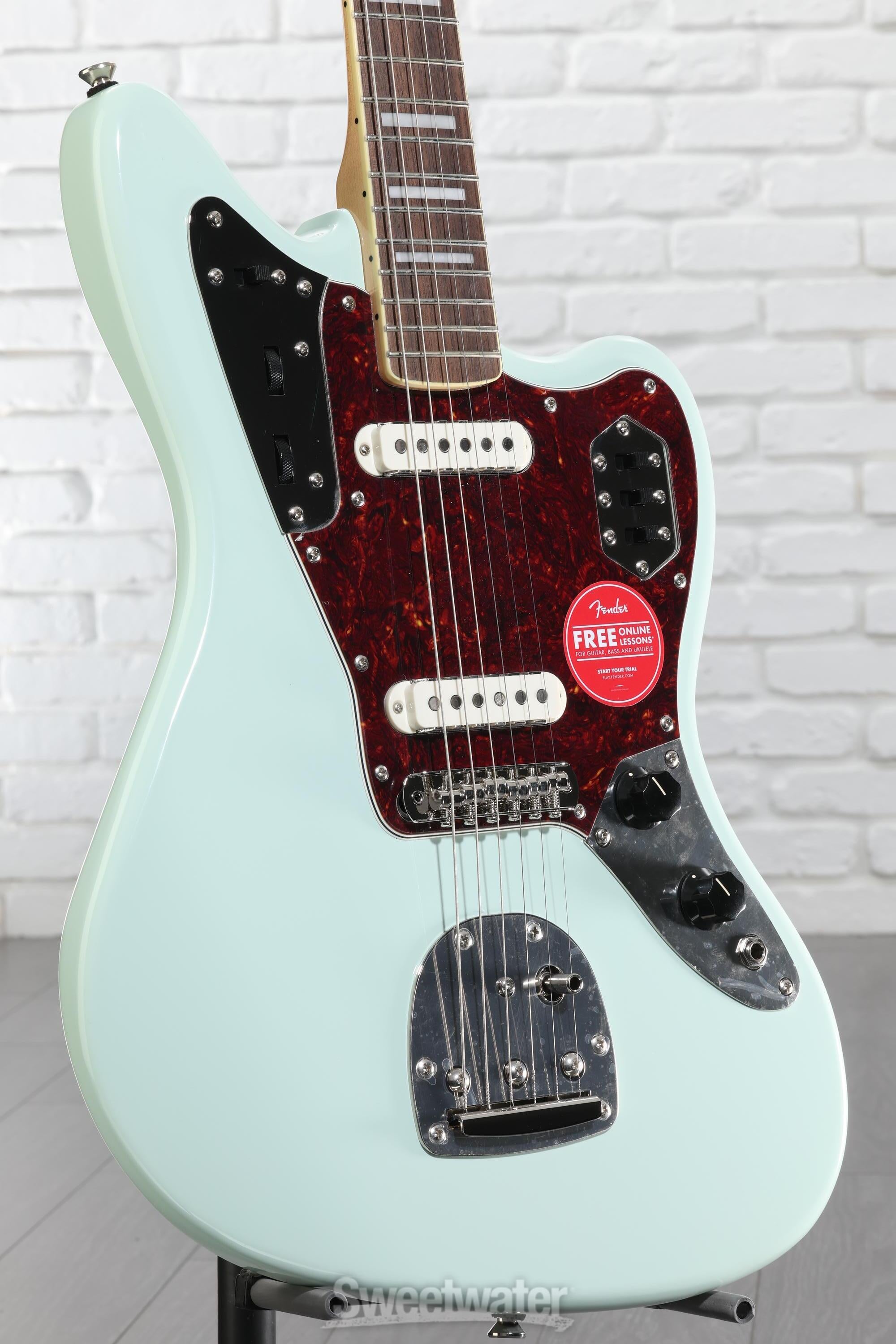 ギター Squier Jaguar Classic Vibe 70s Squier Classic Vibe '70s Jaguar Electric Guitar Black | Guitar Center