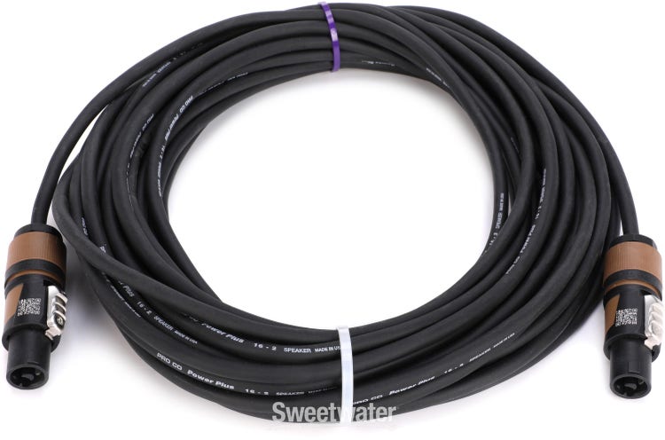 Pro Co S16NN Speaker Cable - speakON to speakON - 50 foot