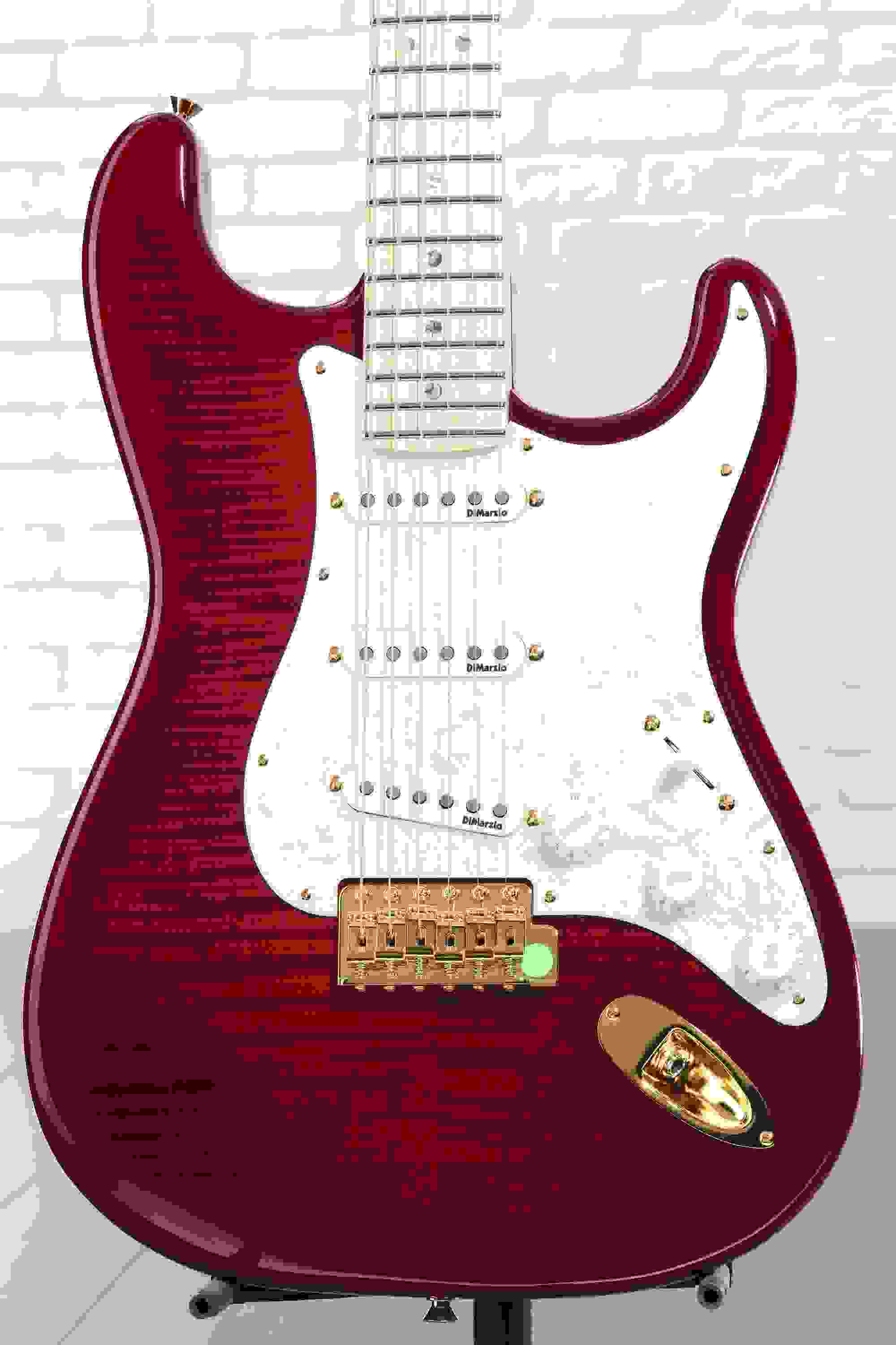 Fender Richie Kotzen Stratocaster Electric Guitar - Transparent Red Burst