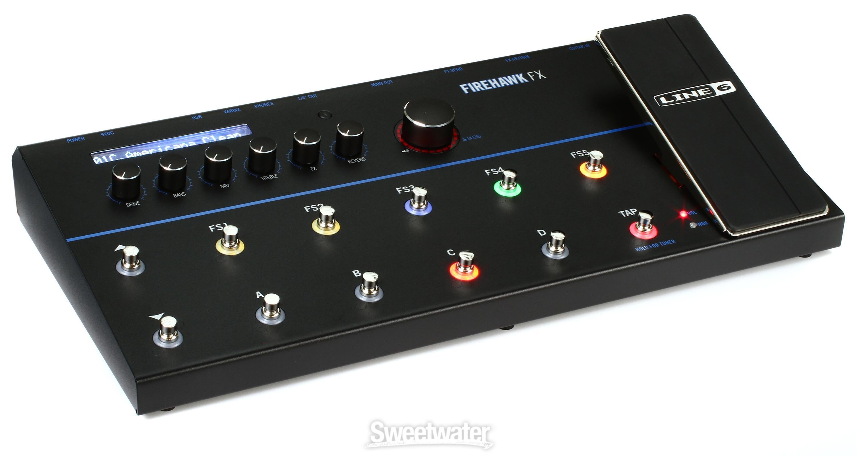 販売初売Line6　エフェクター/FIREHAWK FX/ブラック/Line6/ファイヤーホーク FX/ラインシックス/箱付 マルチエフェクター