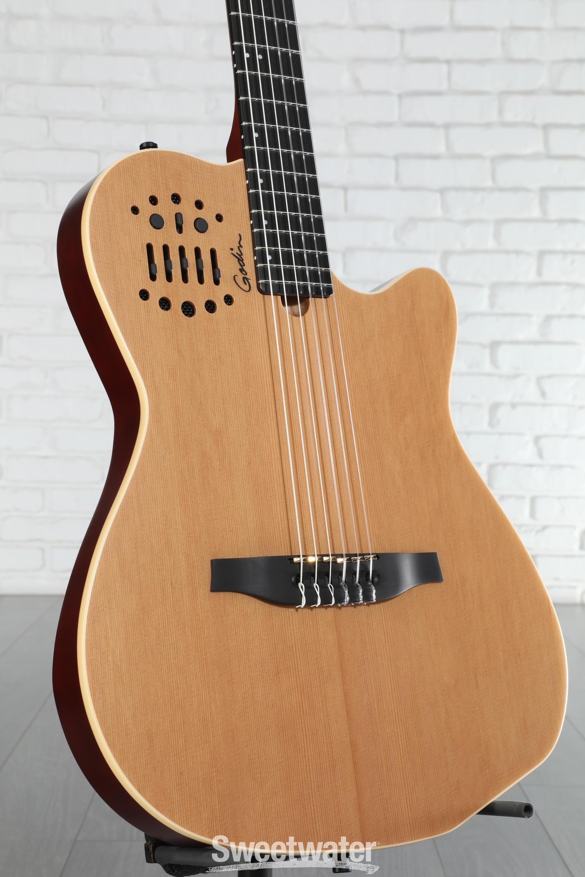 Godin ACS-SA Slim, Nylon String Acoustic-Electric Guitar - Natural