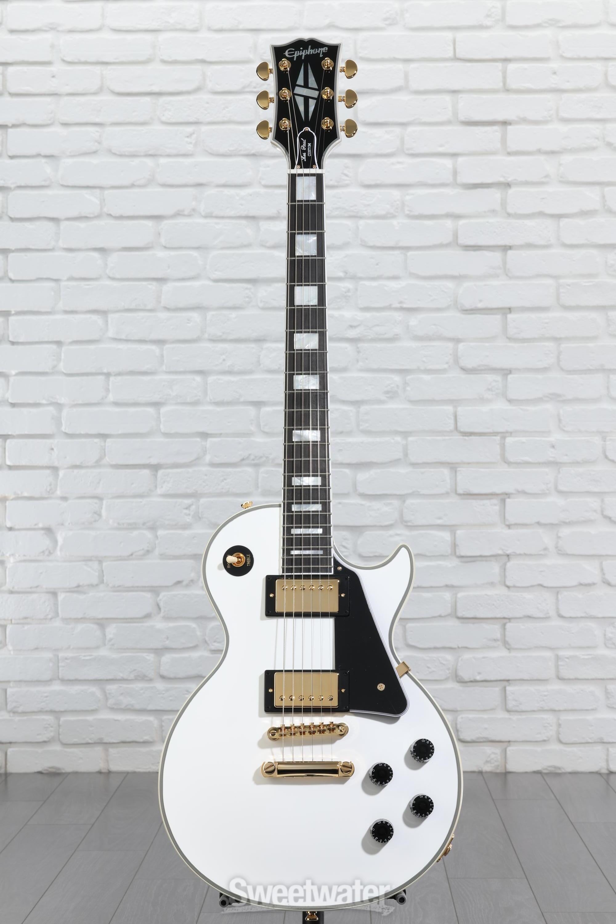 【調整済】epiphone Lespaul Custom pro white Epiphone Les Paul Custom - Pro Alpine White