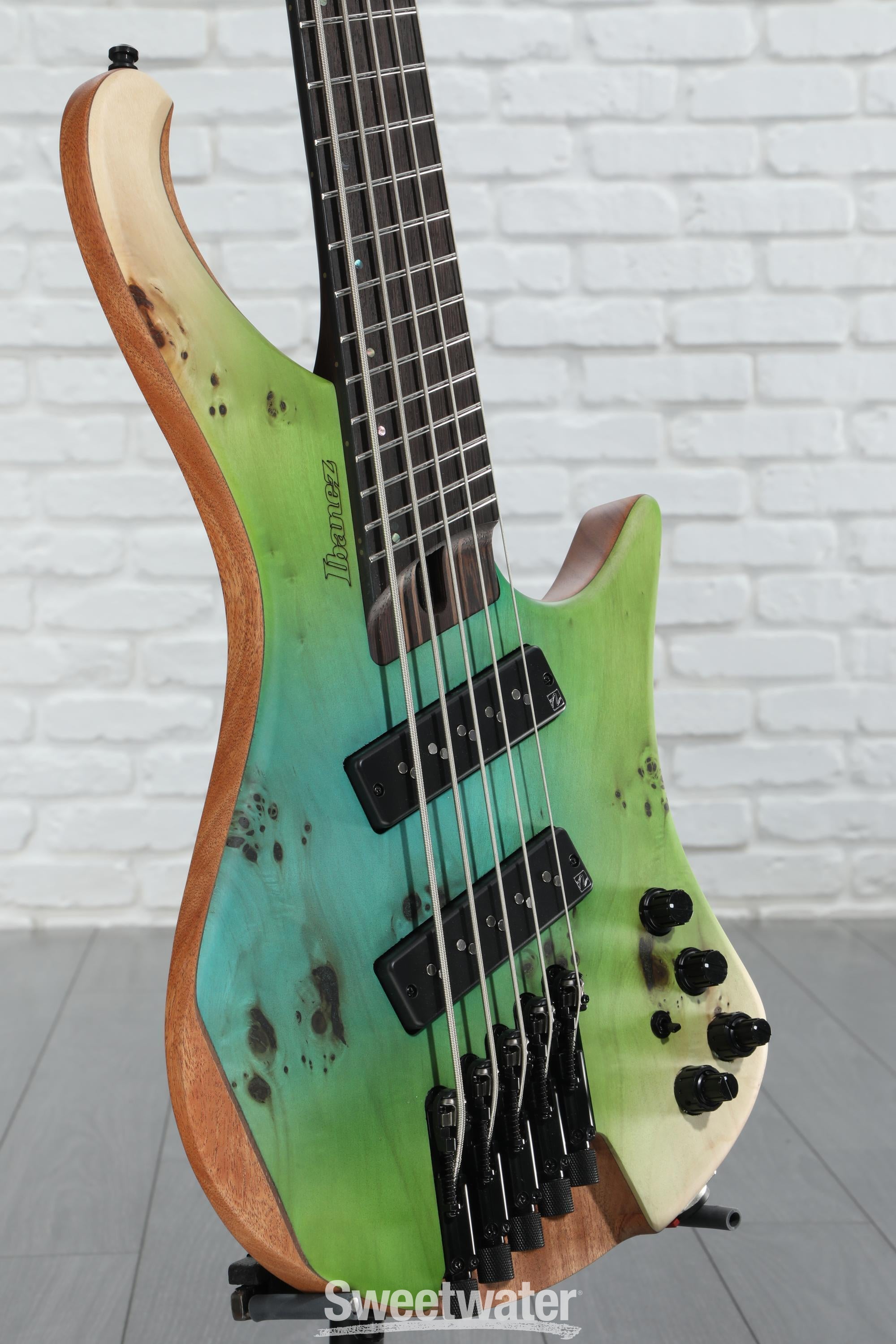 Ibanez Bass Workshop EHB1505MS Bass Guitar - Ocean Inlet Flat
