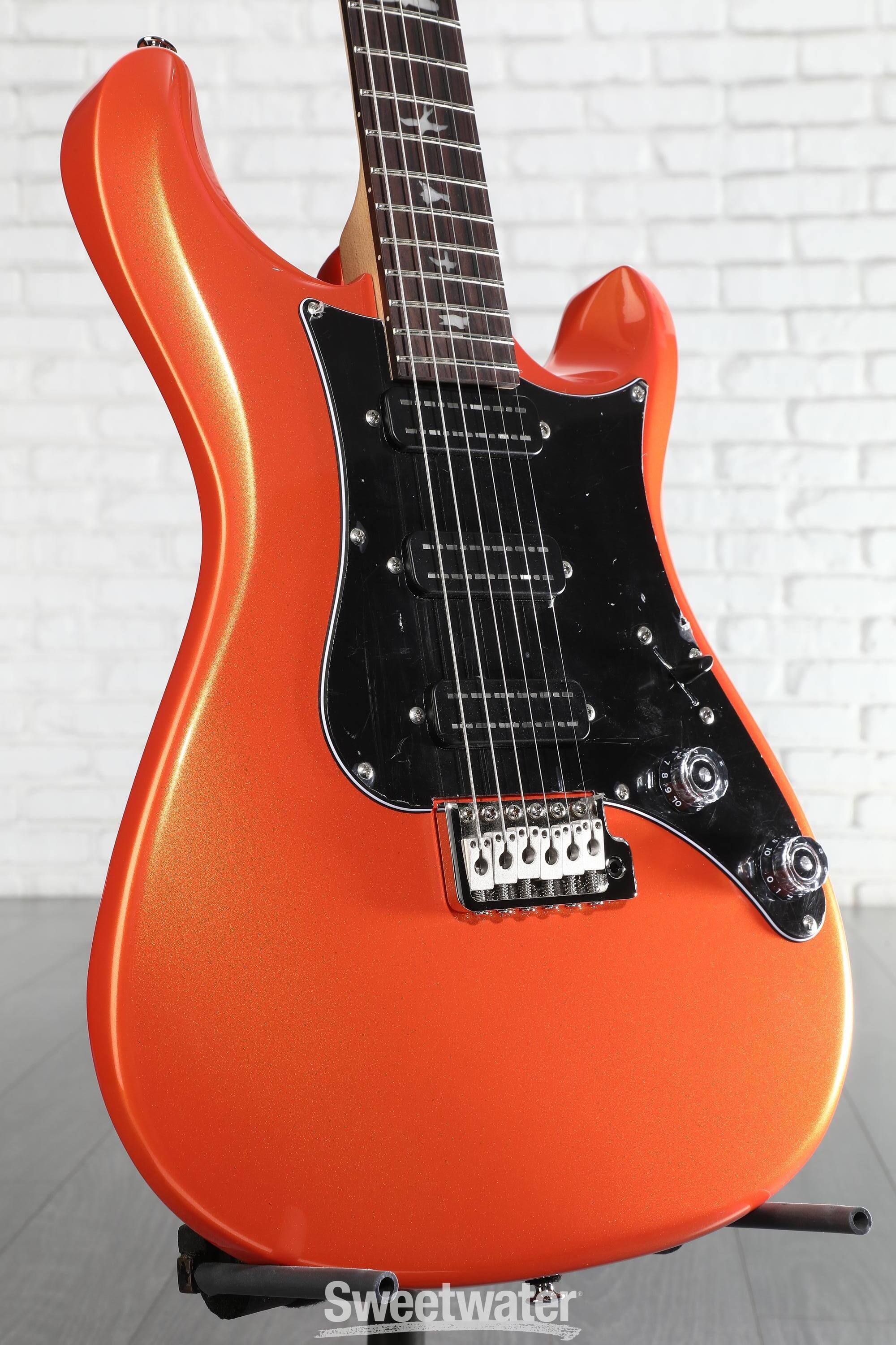 Photo of PRS SE NF3 Electric Guitar - Metallic Orange, Rosewood Fingerboard