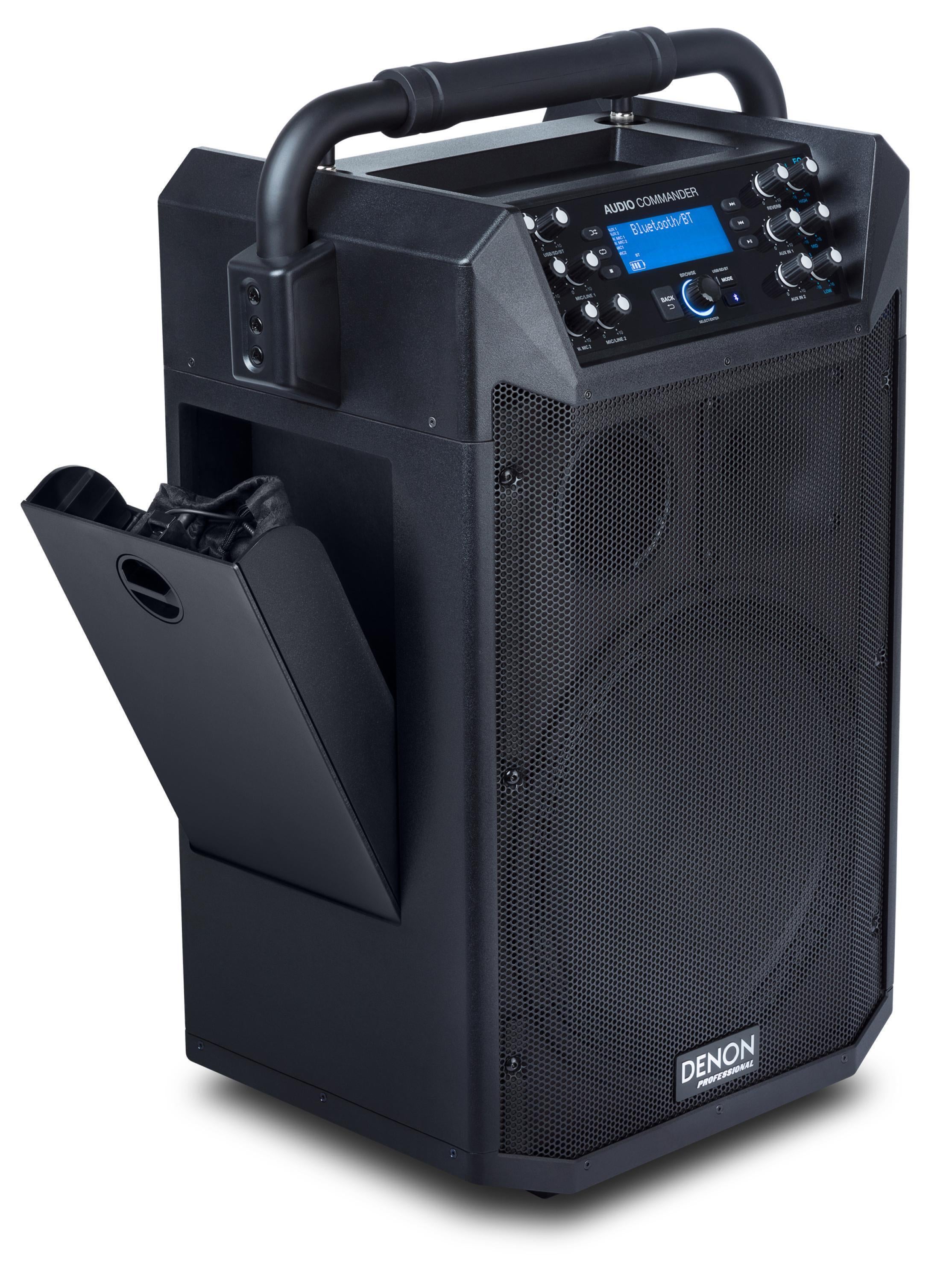少量生産★DENON Professional Audio Commander プロフェッショナル・モバイル PAシステム ポータブル PAセット ★新品送料込 モニタースピーカー