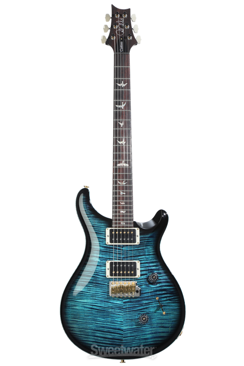 ギター PRS Custom24 10Top CobaltSmokeburst2024 PRS Custom 24 10-Top Electric Guitar - Cobalt Smokeburst | Sweetwater