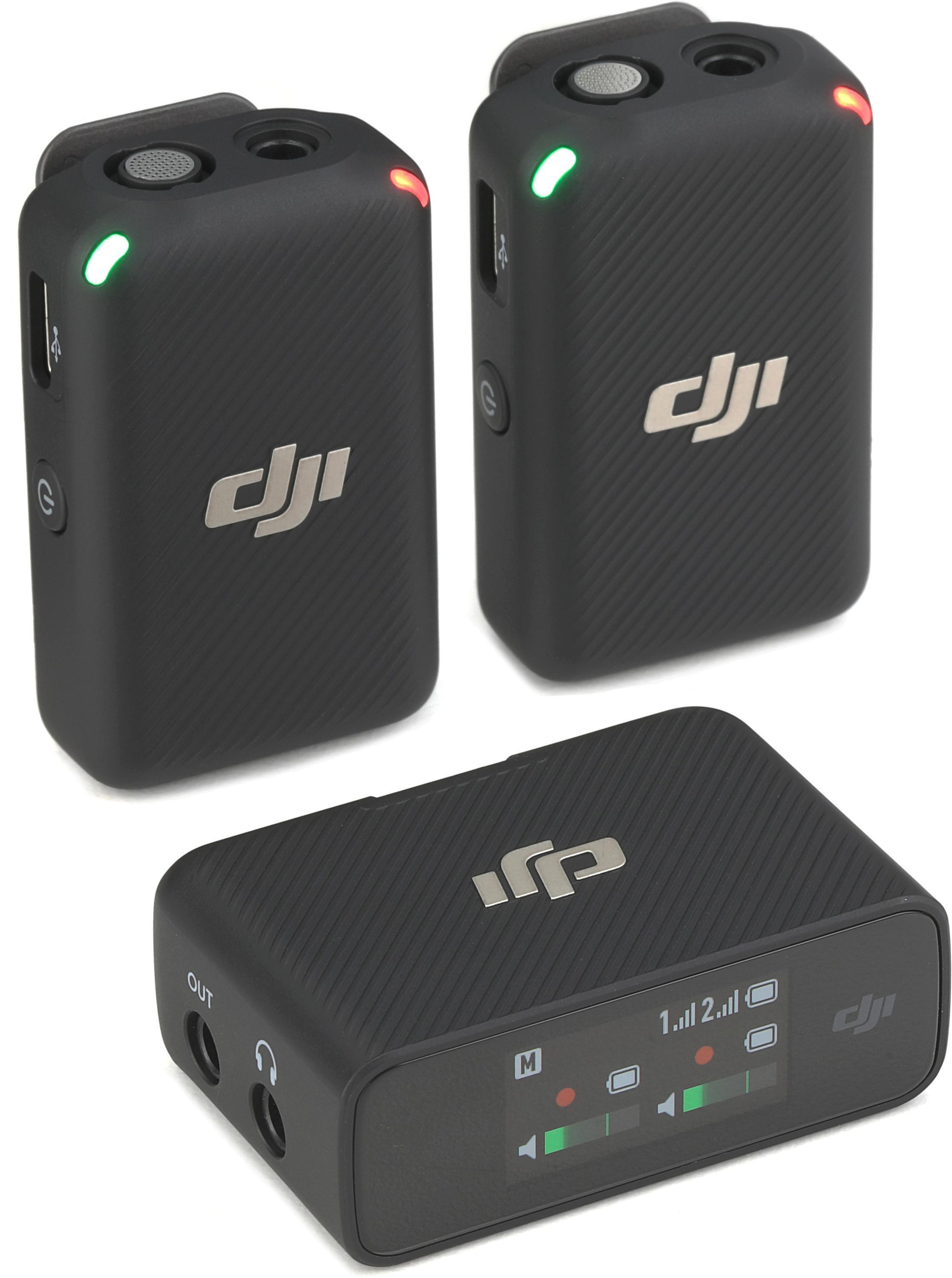 DJI Mic Wireless Lavalier Microphone with Dual-Channel Recording  CP.RN.00000197.01 - Best Buy