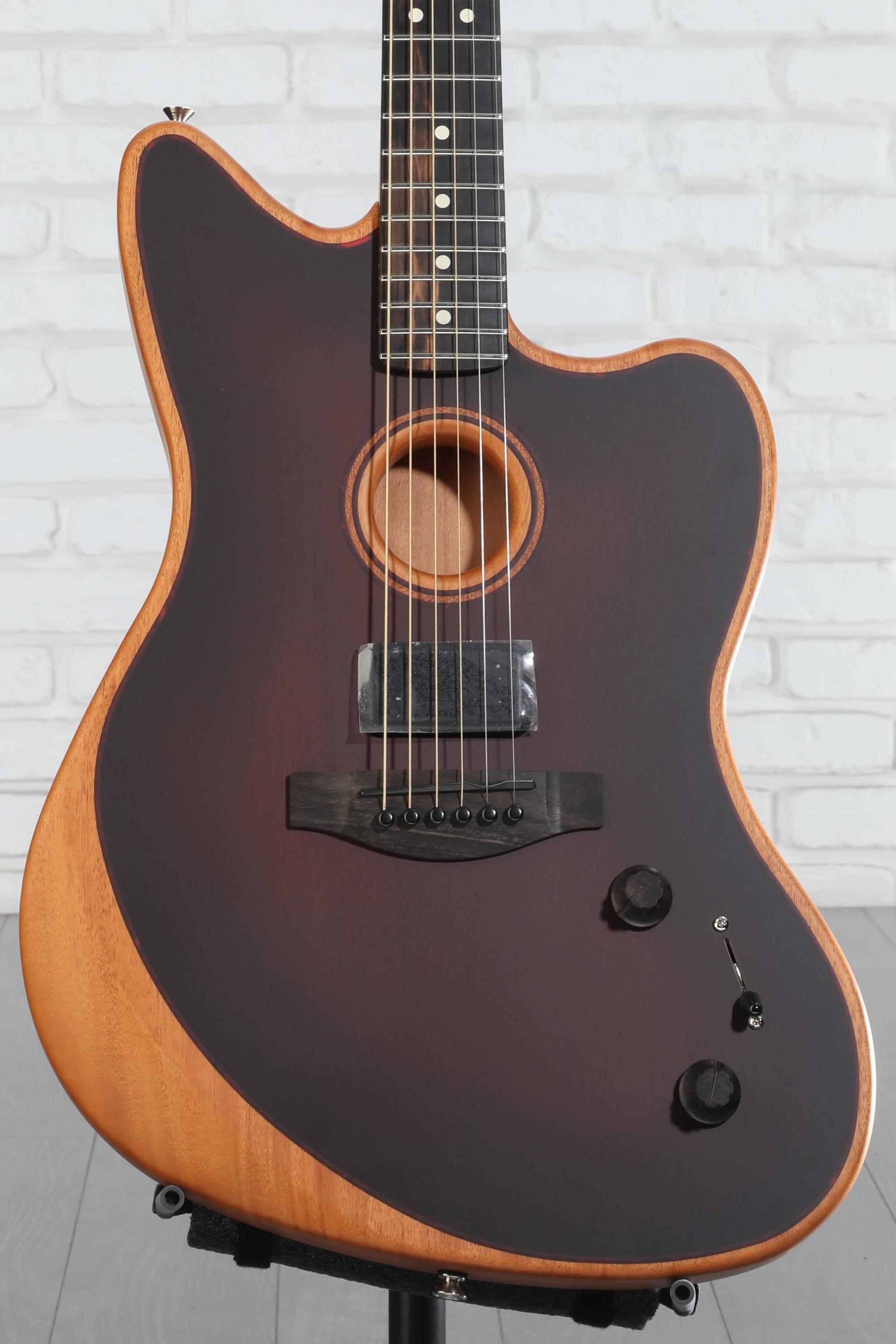 ギター Fender American Acoustasonic Jazzmaster Amazon.com: Fender Acoustasonic Player Jazzmaster Acoustic