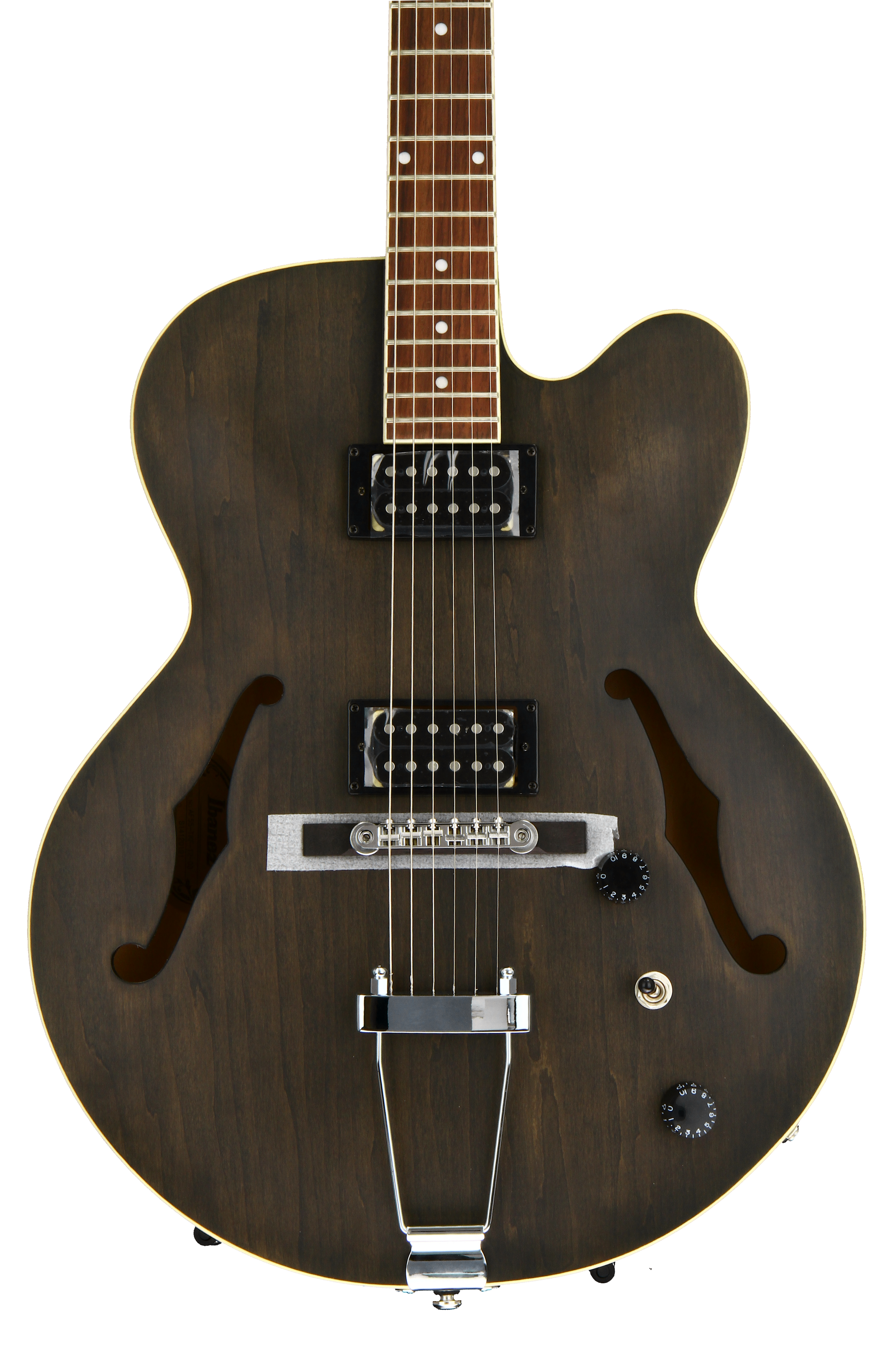 Ibanez Artcore AF55 - Transparent Black Flat | Sweetwater