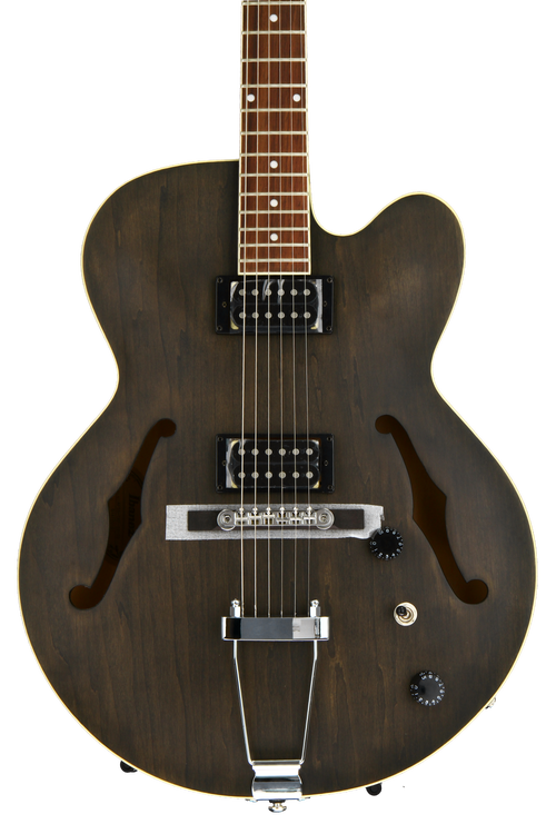 Ibanez Artcore AF55 - Transparent Black Flat | Sweetwater