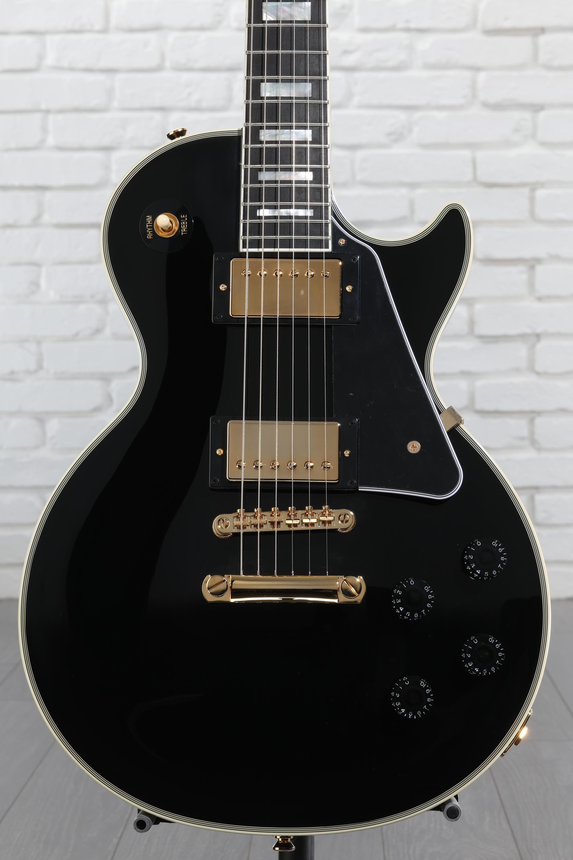 Epiphone Les Paul Custom Electric Guitar - Ebony | Sweetwater