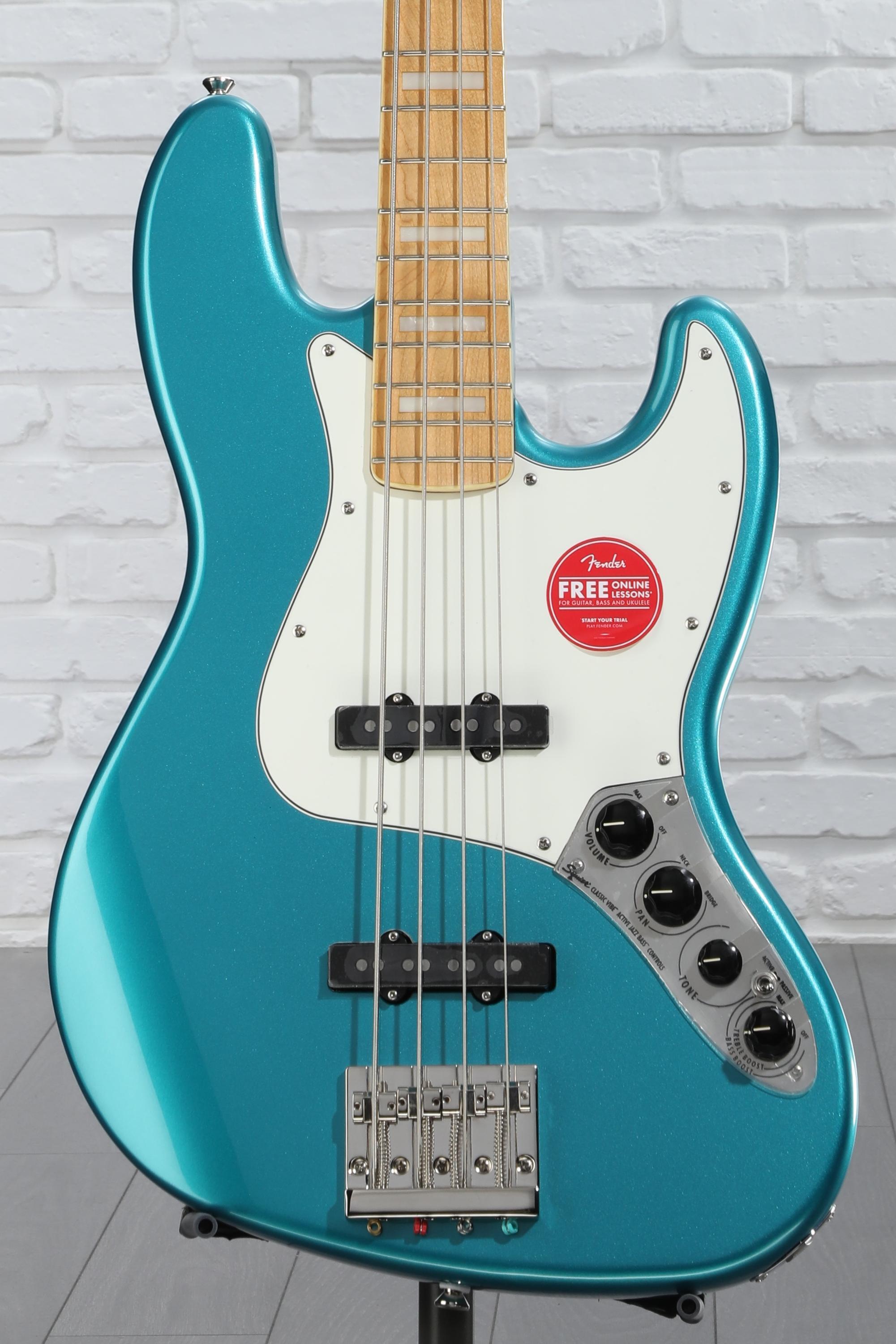 Squier Jazz Bass アクアマリン Squier Classic Vibe Active '70s Jazz Bass - Ocean Turquoise