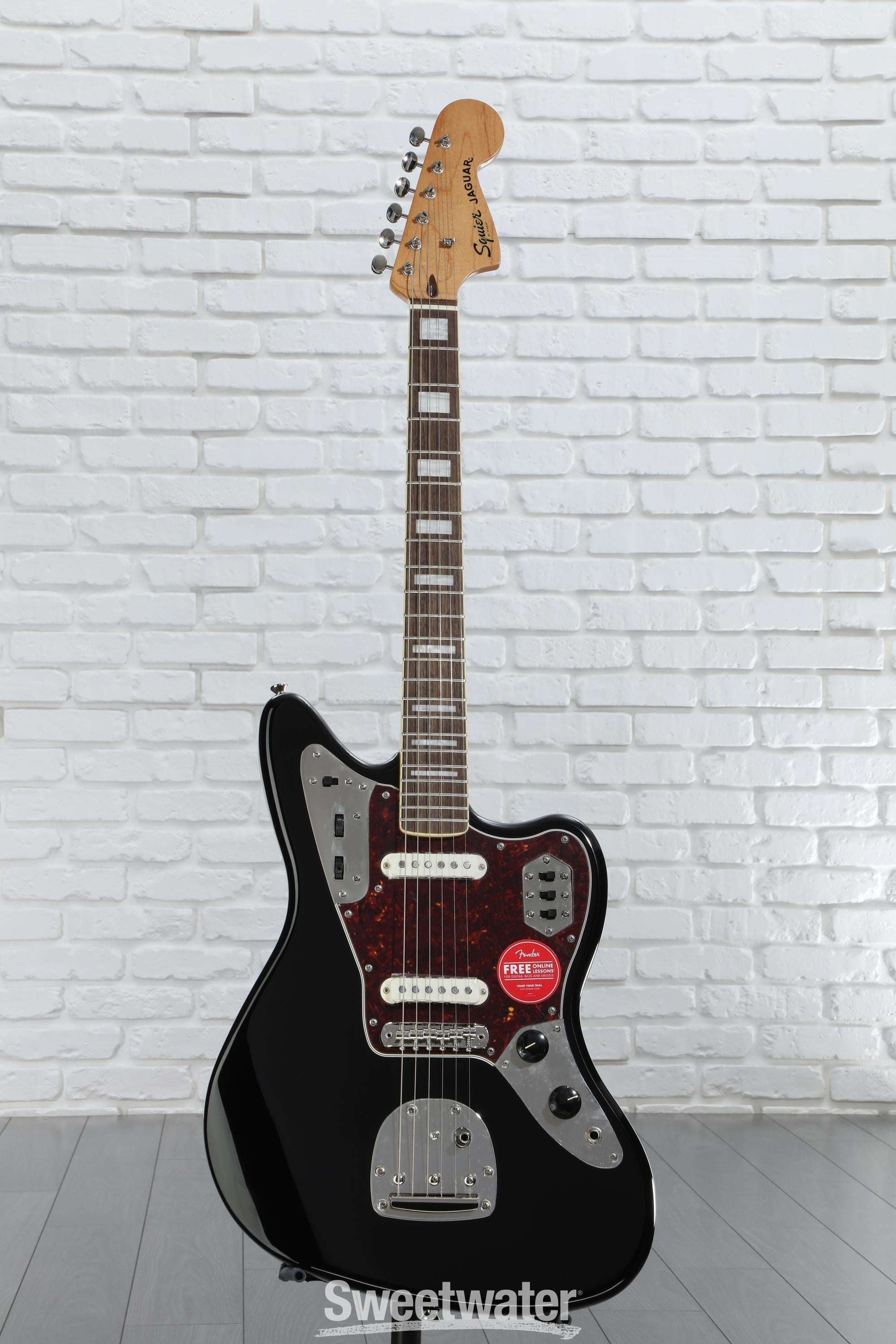 Squier Classic Vibe '70s Jaguar - Black | Sweetwater