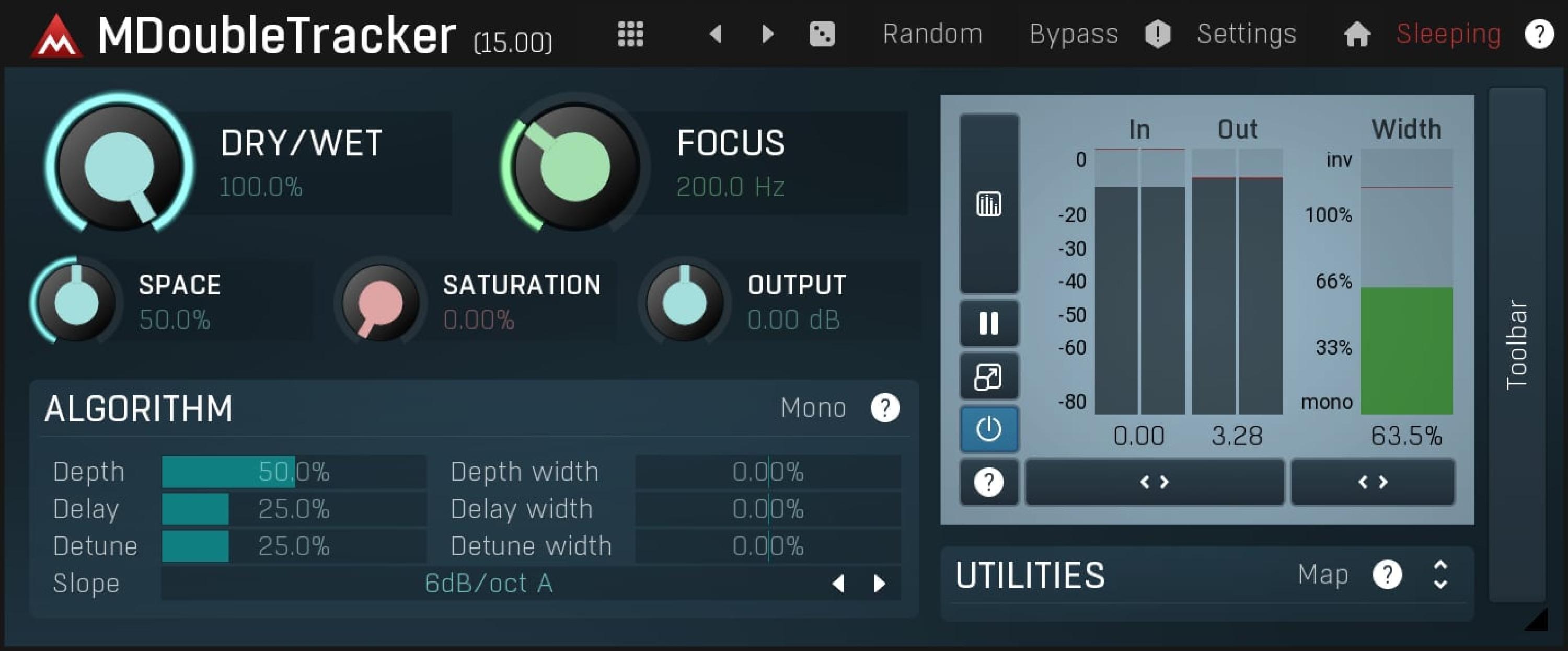 Photo of MeldaProduction MDoubleTracker Stereo Widening Plug-in