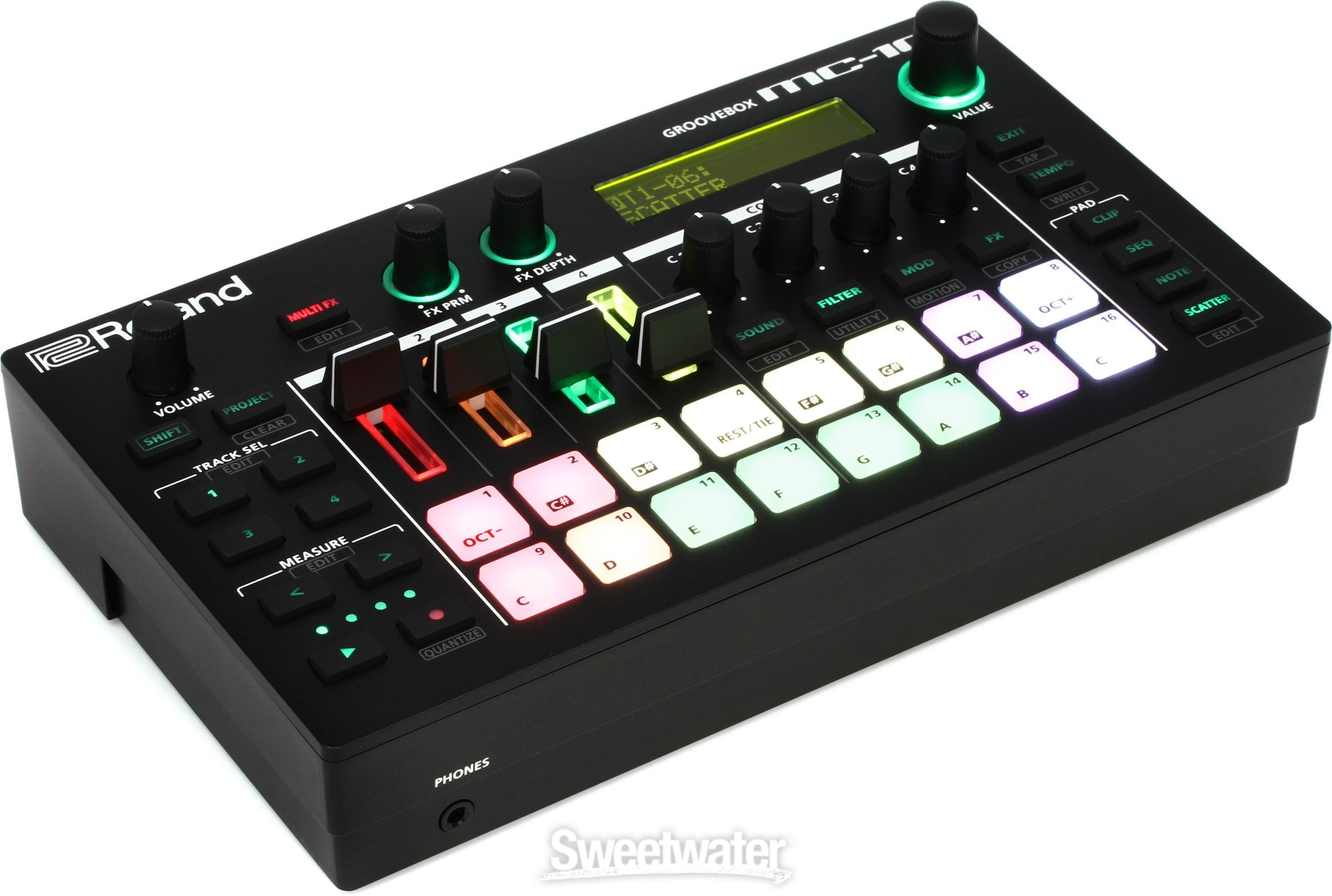 Roland MC-101 4-track Groovebox Reviews | Sweetwater