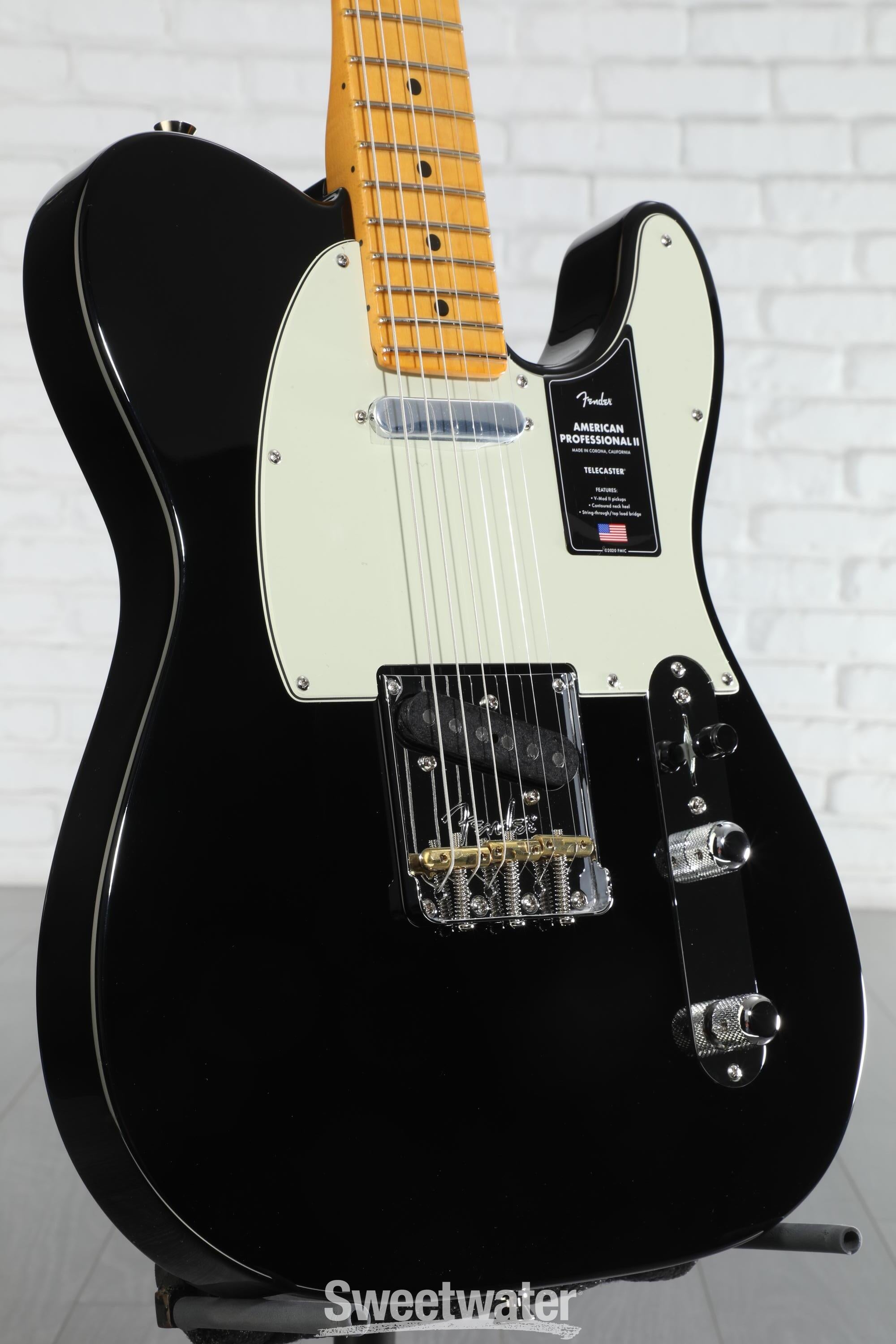 Fender American Professional II Telecaster - Black with Maple