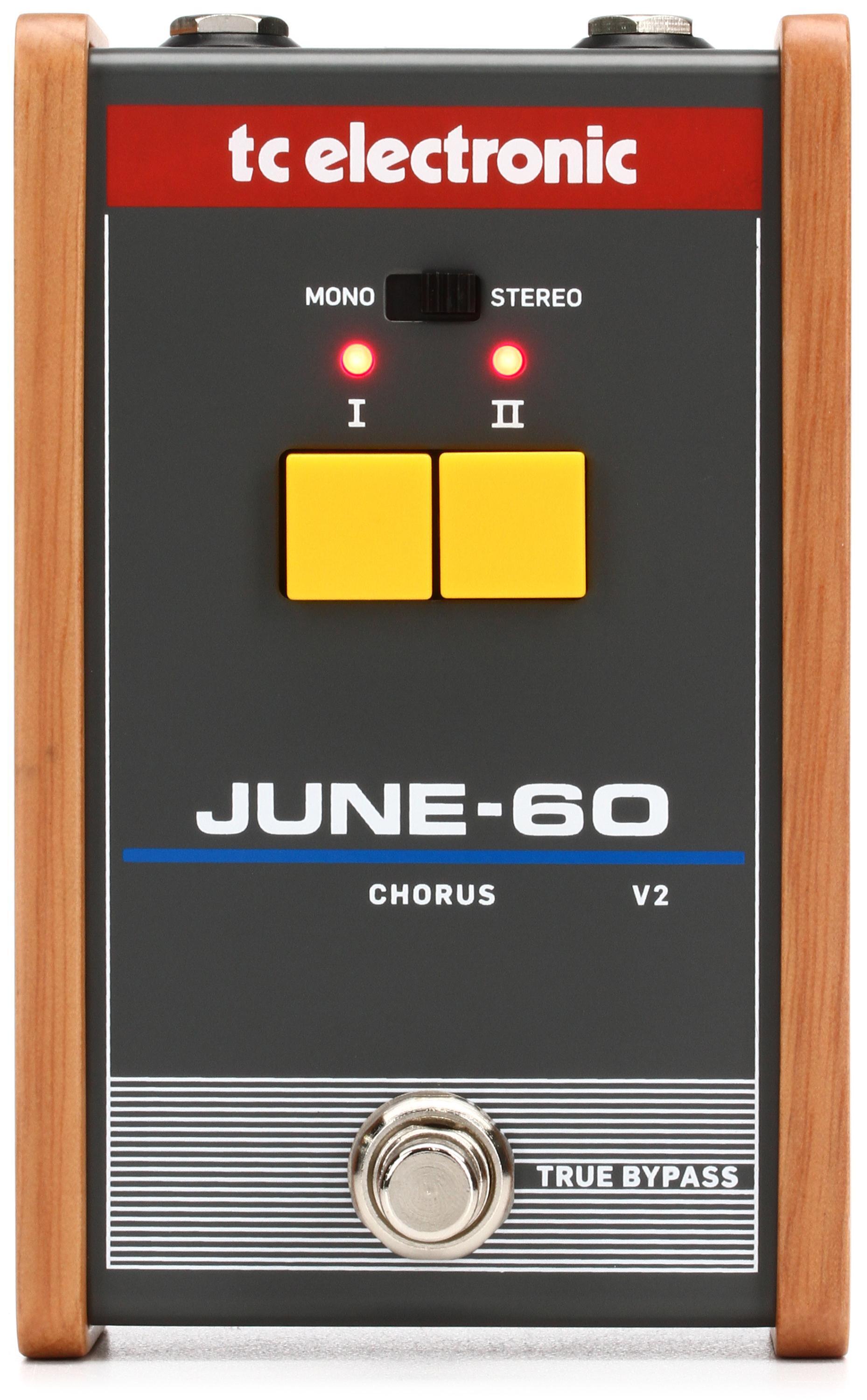 Bundled Item: TC Electronic June-60v2 Vintage-Analog Chorus Pedal