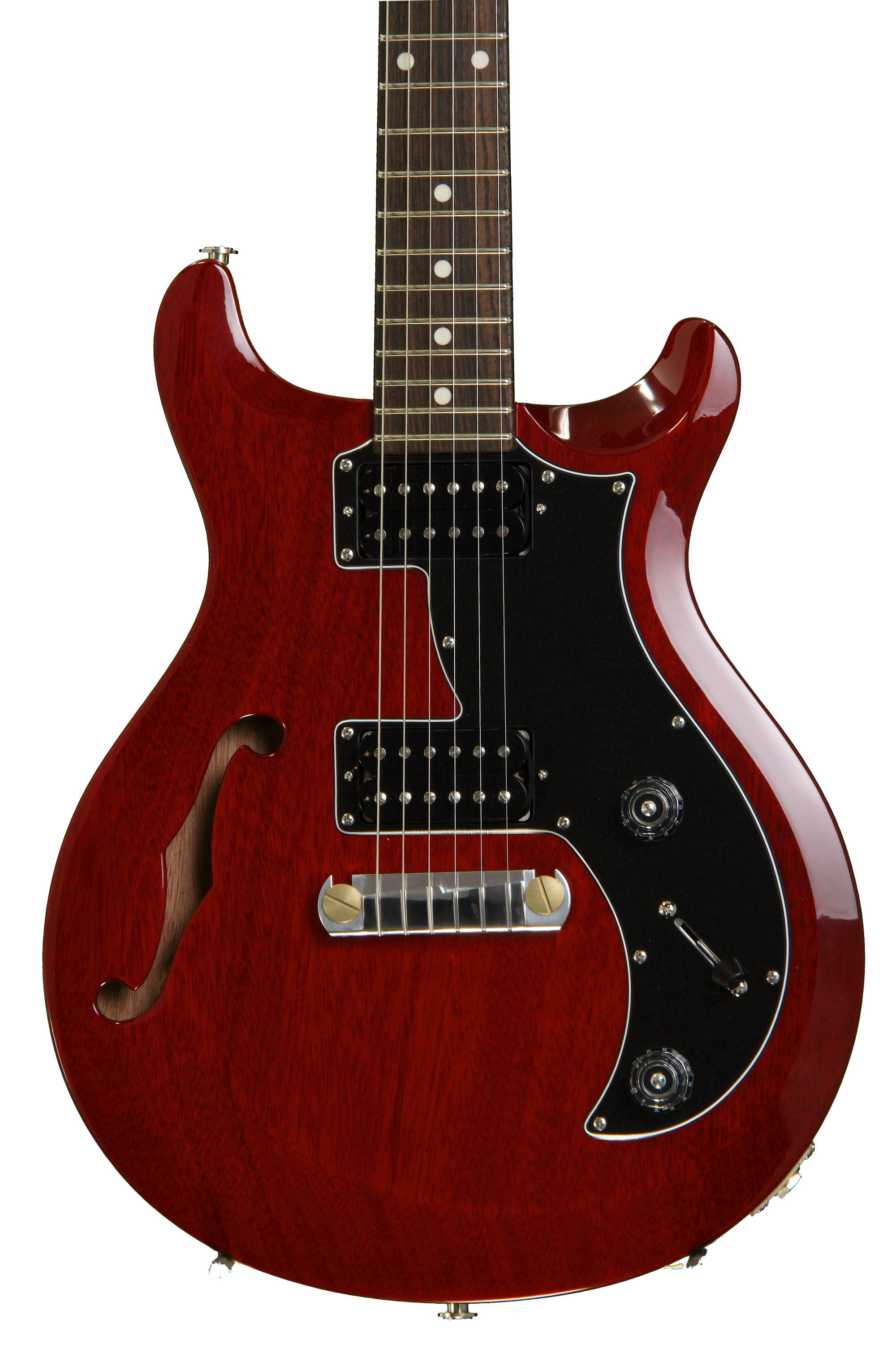 PRS S2 Mira Semi-Hollow - Vintage Cherry with Dots