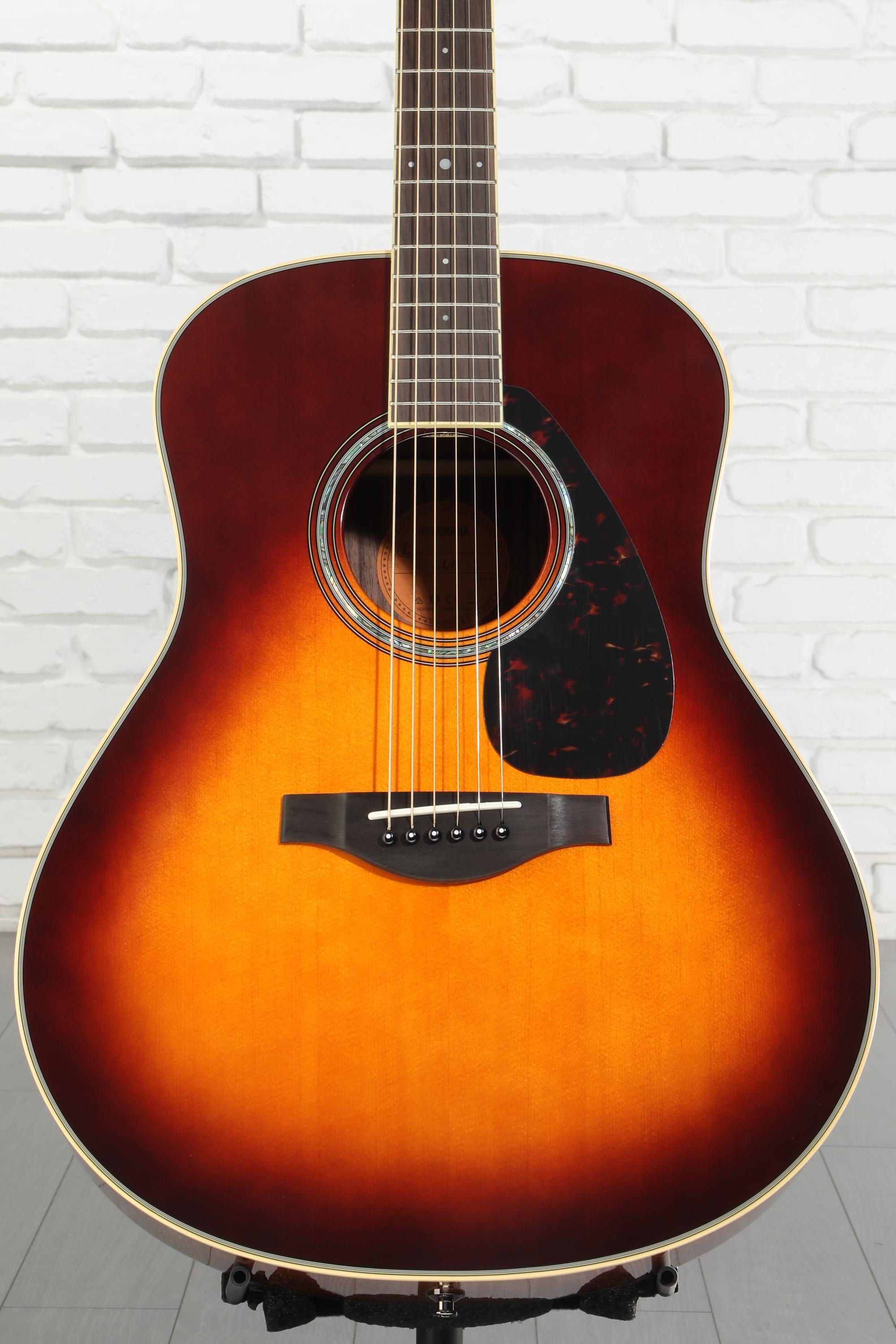 Yamaha LL6 ARE Original Jumbo Acoustic Guitar - Brown Sunburst
