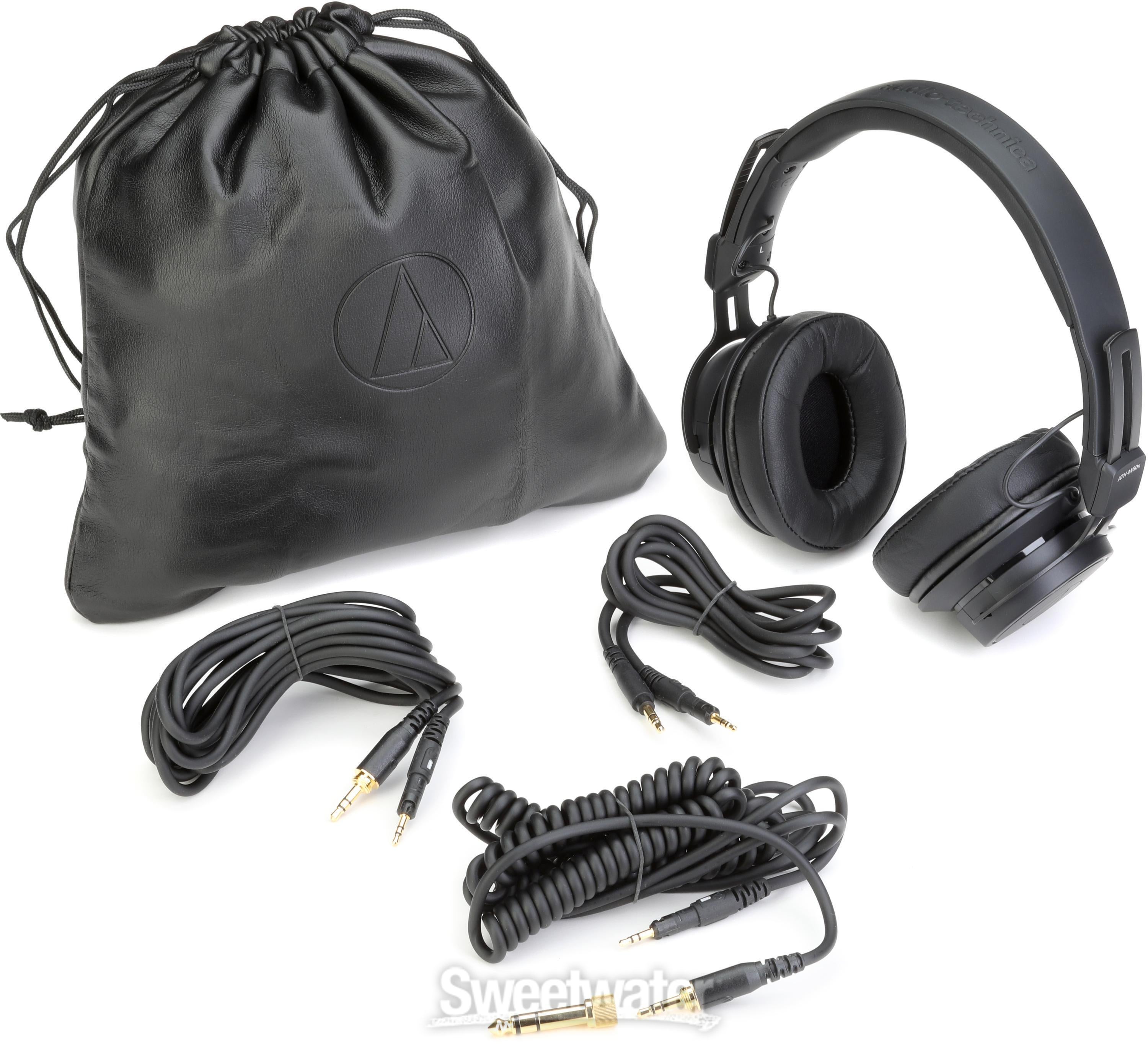 Audio-Technica ATH-M60x Closed-back On-ear Studio Monitoring