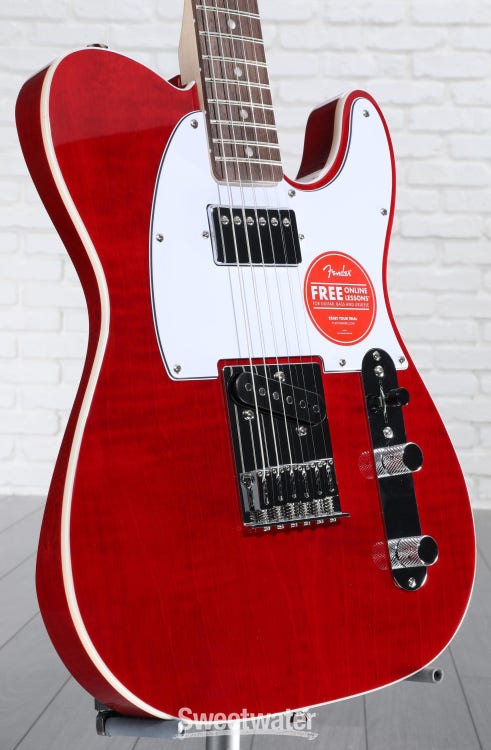 Squier Affinity Series Telecaster Electric Guitar - Crimson Red  