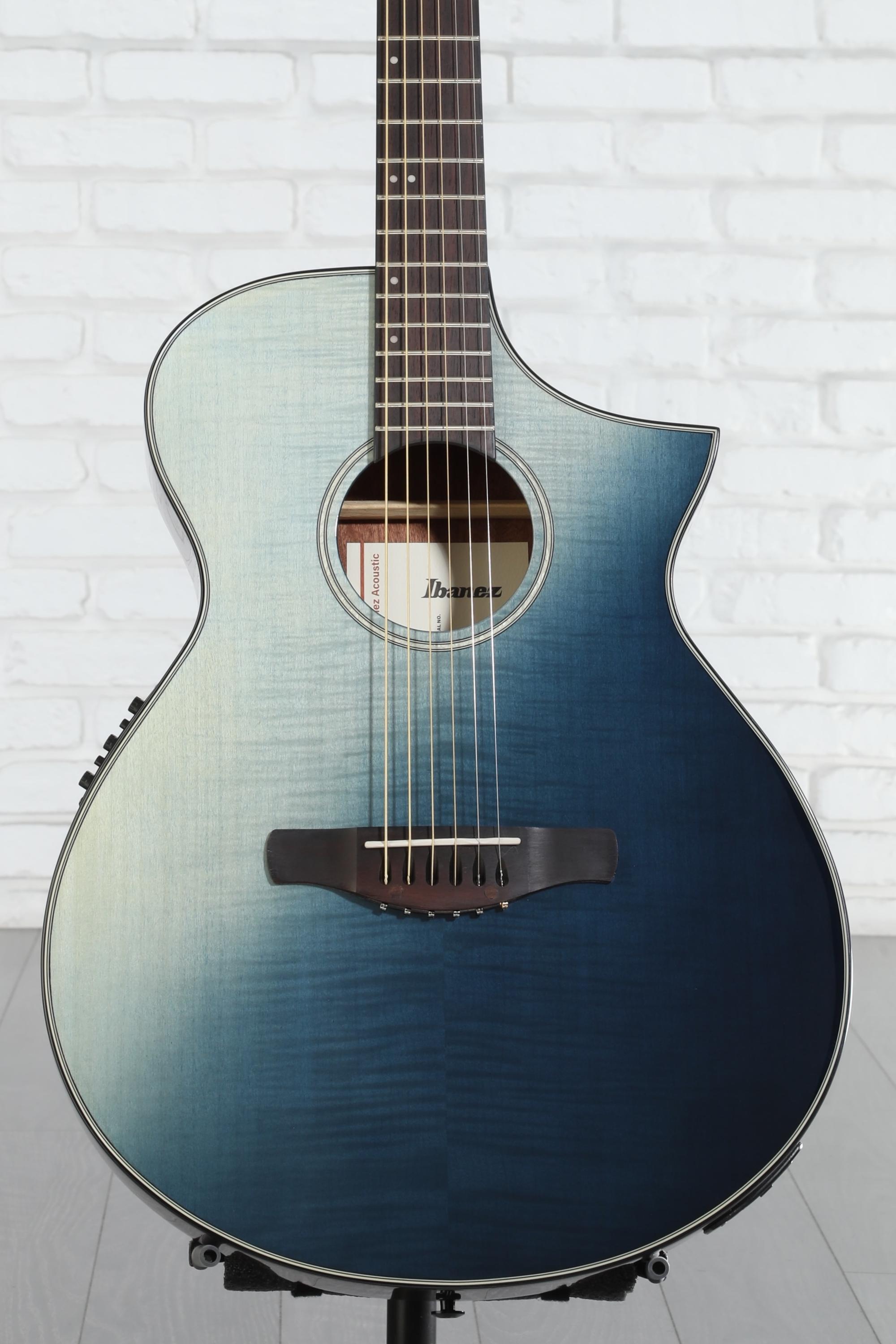 Ibanez AEWC32FM Acoustic-Electric Guitar - Indigo Sunset Fade