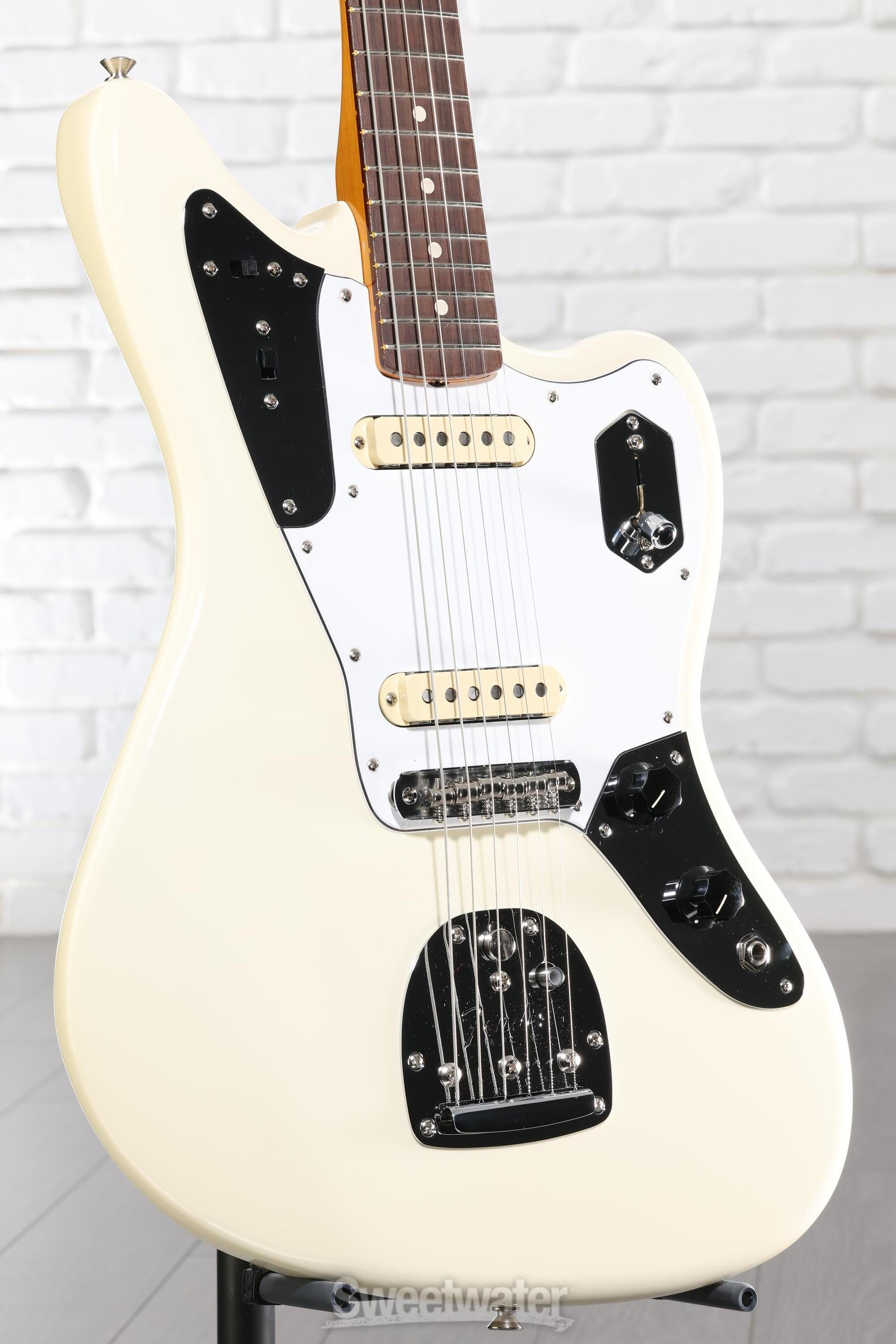 Fender Johnny Marr Jaguar - Olympic White with Rosewood
