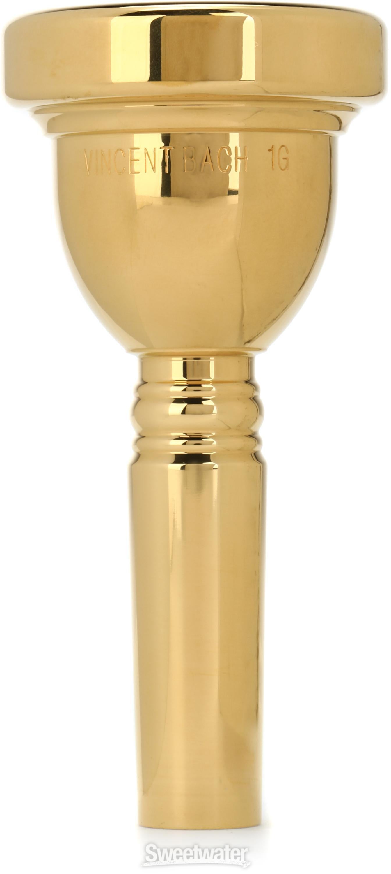 V.Bach 1G 金メッキGP Standard Mouthpiece Rim&Inner GP for Trombone/Euphonium (Large