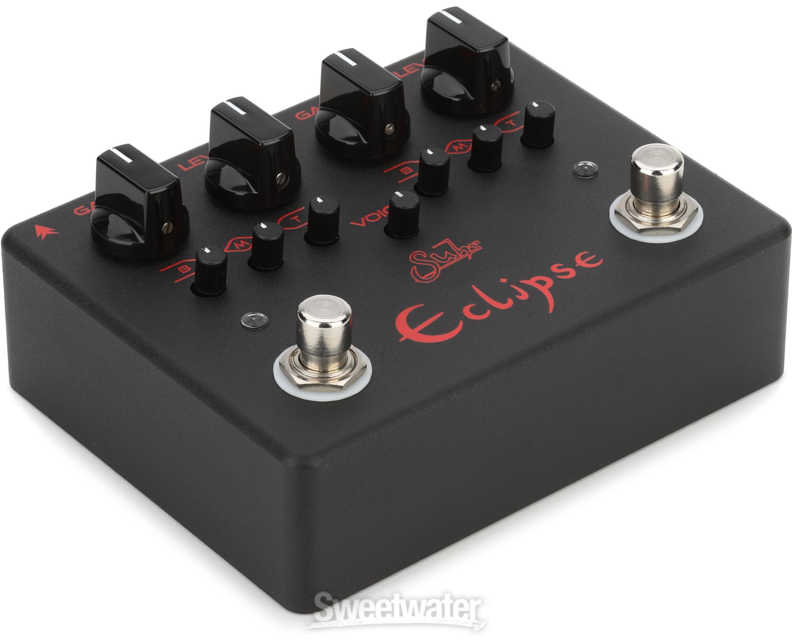 Suhr Eclipse Dual-channel Overdrive/Distortion Pedal - Black | Sweetwater