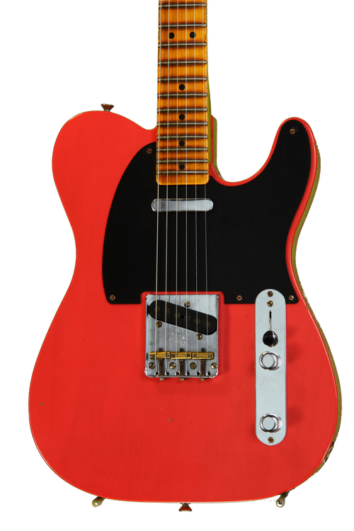★Custom Oder Relic FiestaRedTelecaster ★ Fender Custom Shop 52 Telecaster Maple neck Heavy Relic
