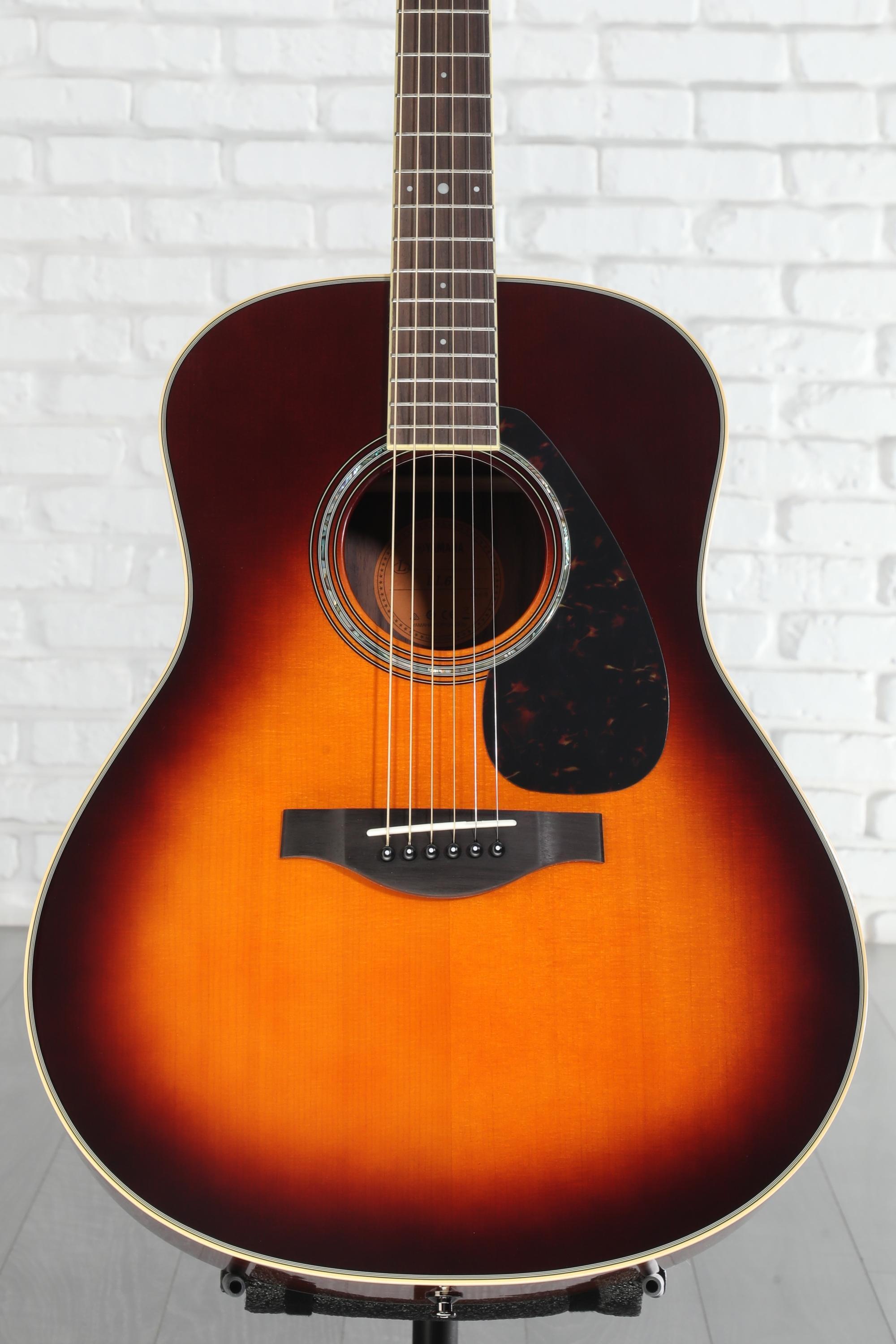 Yamaha LL6 ARE Original Jumbo Acoustic Guitar - Brown Sunburst