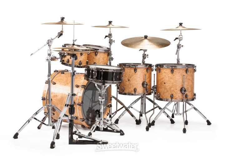 DISC Mapex Saturn V Exotic 22'' Sub Wave Shell Pack, Amber Maple