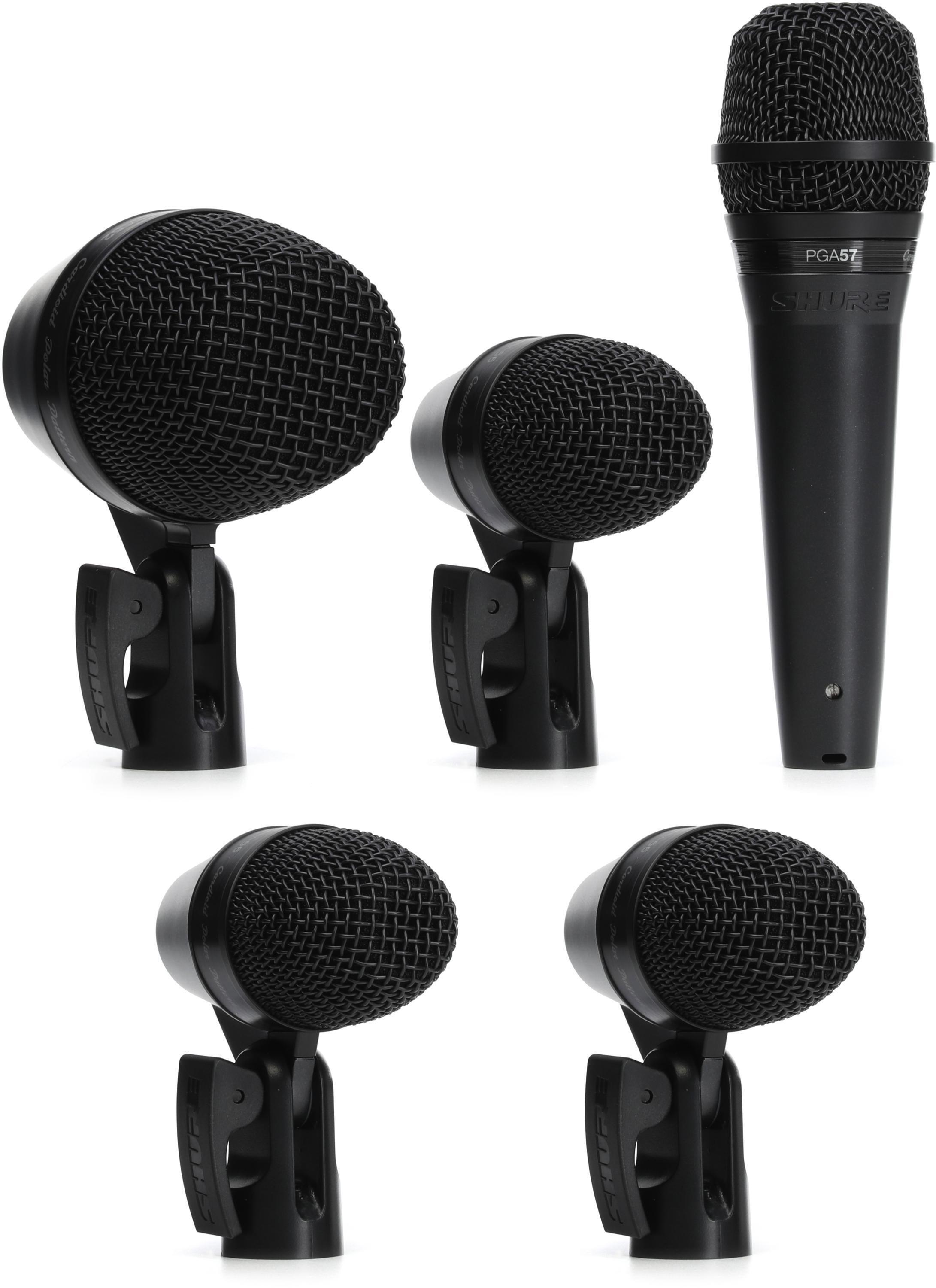 SHURE PGA DrumKit5 マイクキット Shure PGADRUMKIT5 5-piece Drum Microphone Kit | Sweetwater