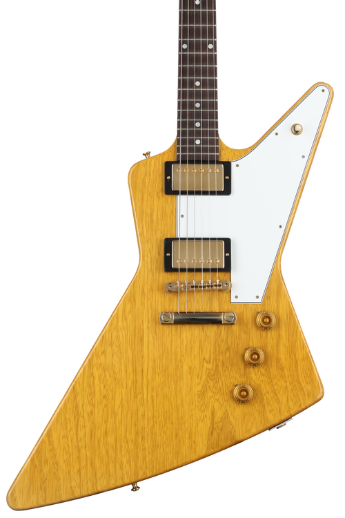 Gibson Custom 1958 Korina Explorer Electric Guitar - Natural, VOS