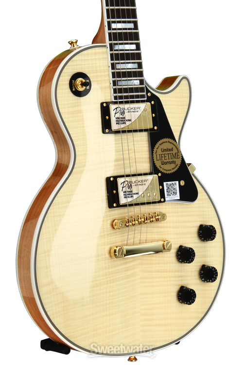 Epiphone Les Paul Custom 100th Anniversary Outfit - Antique Natural