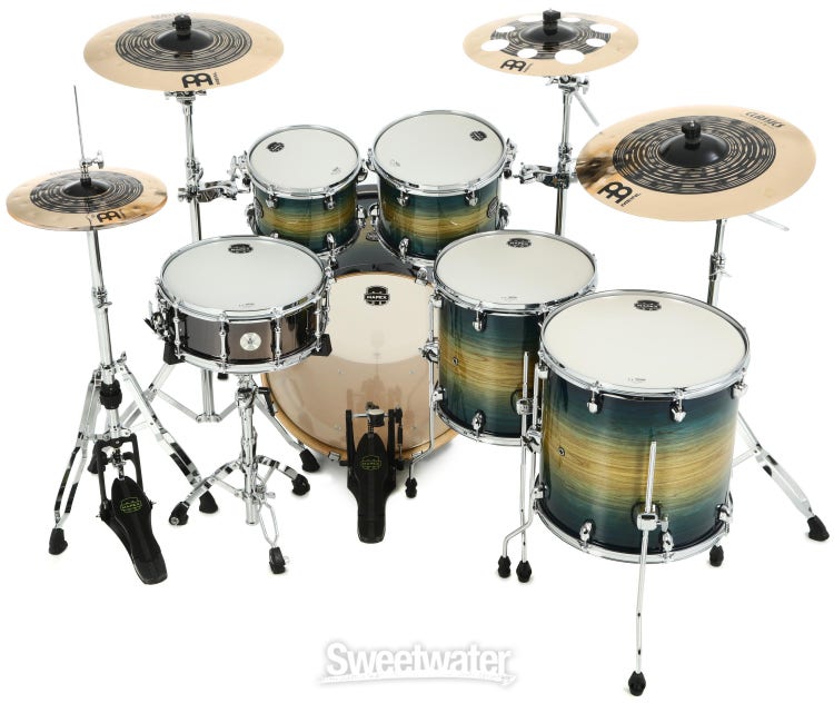 Pearl Music City Custom Reference Pure RFP622/C 6-piece Shell Pack -  Turquoise Glass