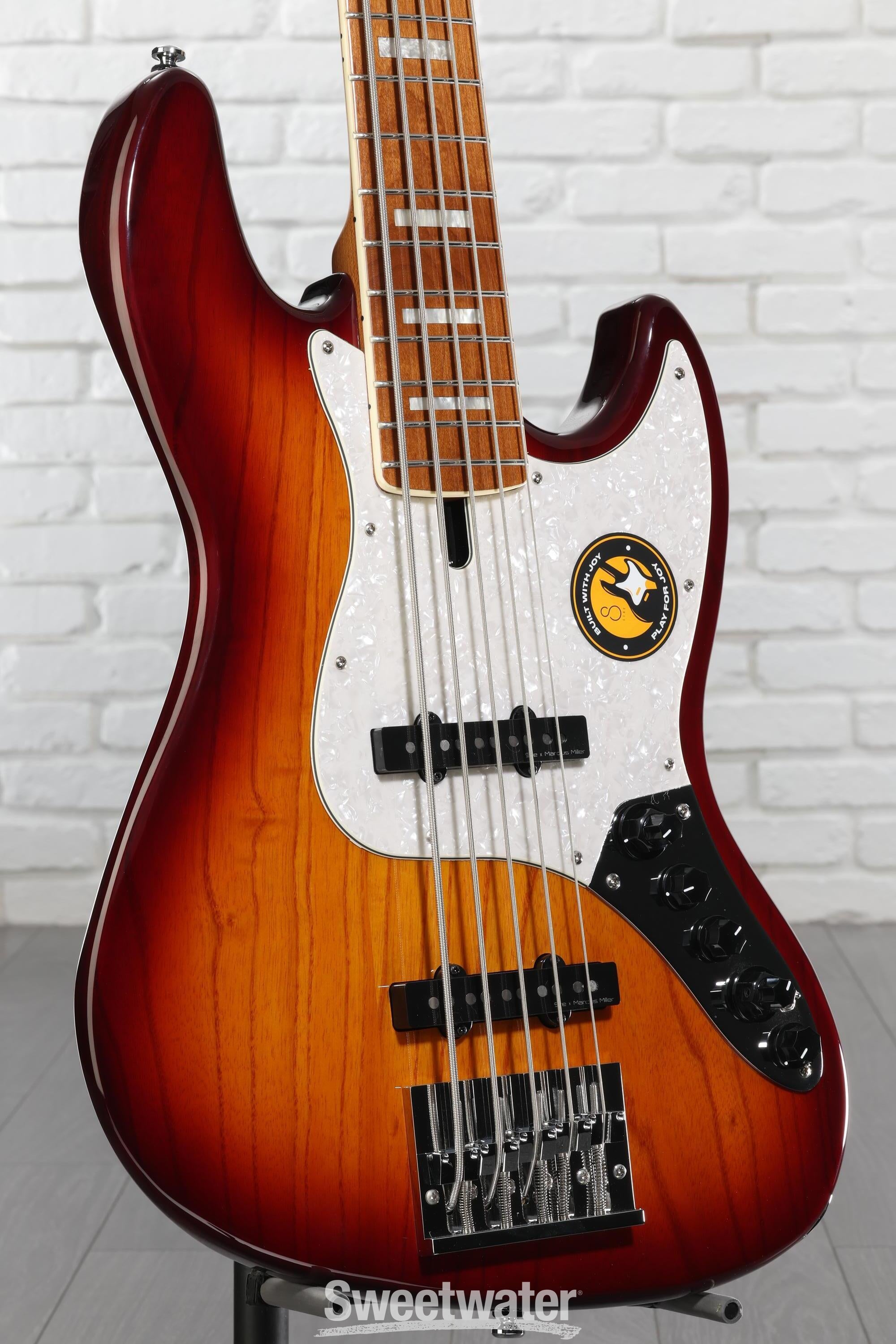 ベース Sire Marcus Miller V8 5-String Sire Marcus Miller V8 5-string Bass Guitar - Tobacco Sunburst
