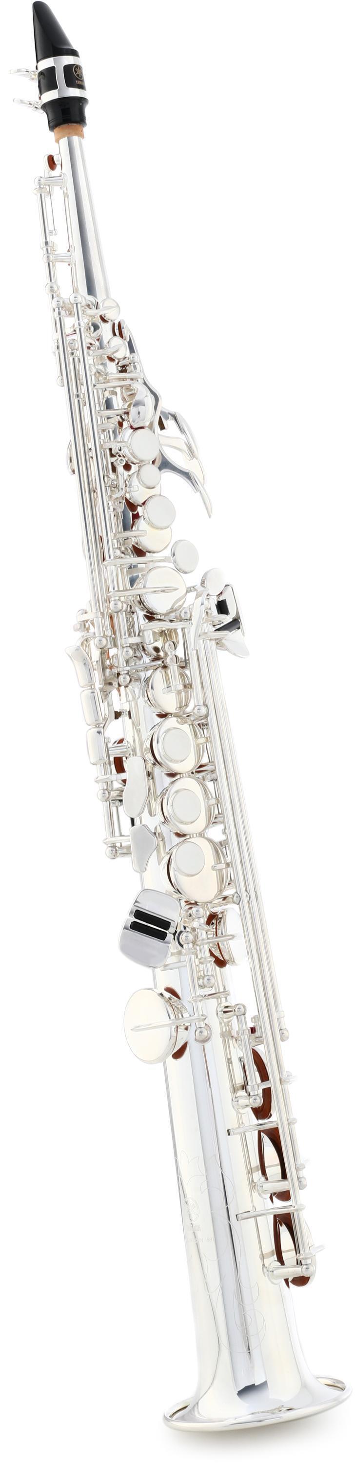 Yamaha YSS475 II Intermediate Soprano Saxophone Silverplated Sweetwater