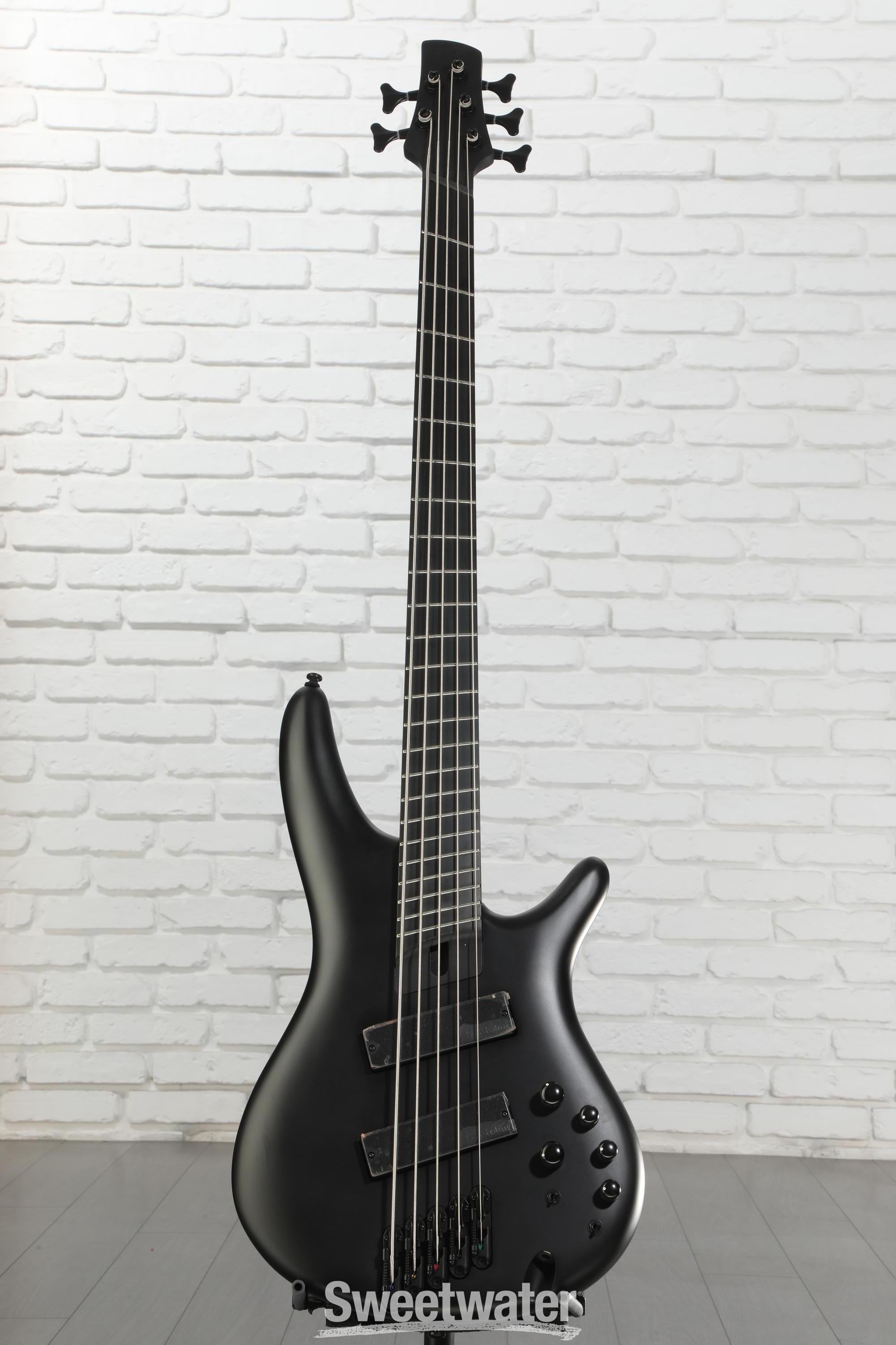 Ibanez Iron Label SRMS625EX - Black Flat | Sweetwater