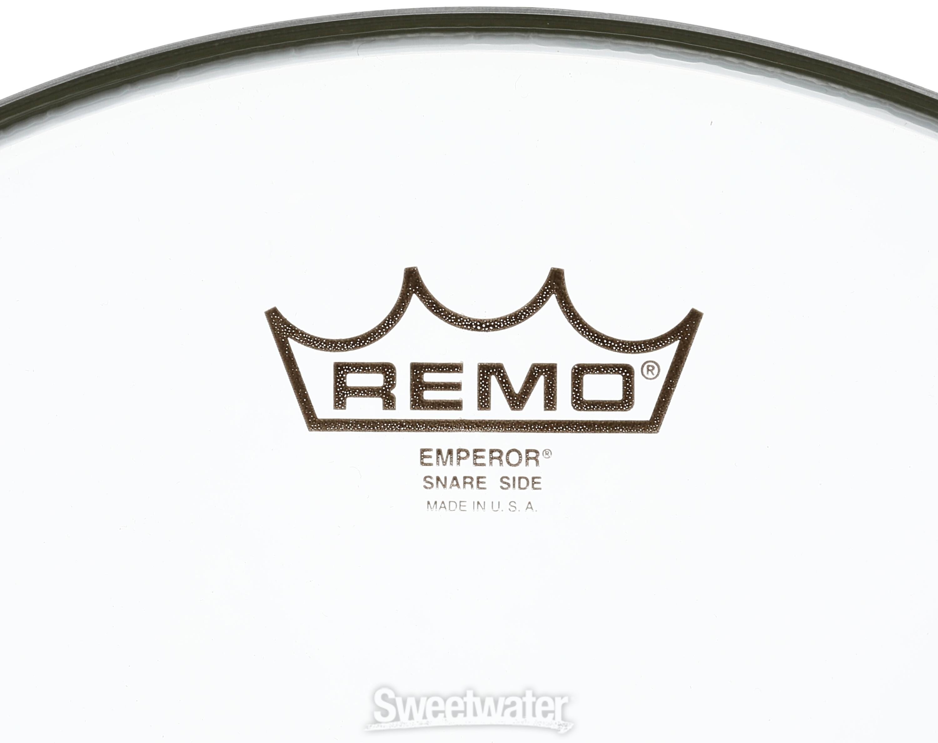 Remo emperor on sale snare side