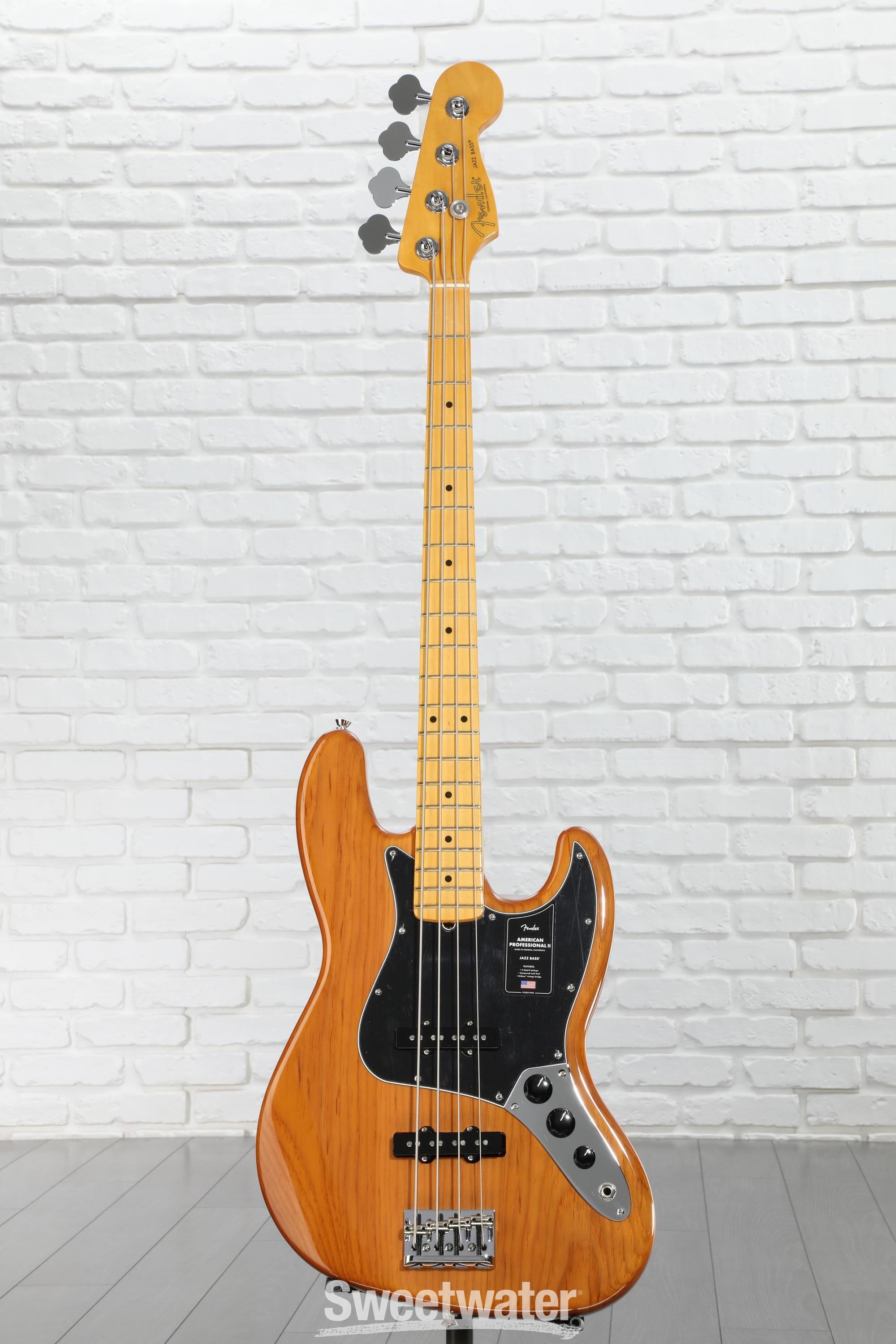 Fender American Professional II Jazz Bass Guitar - Natural