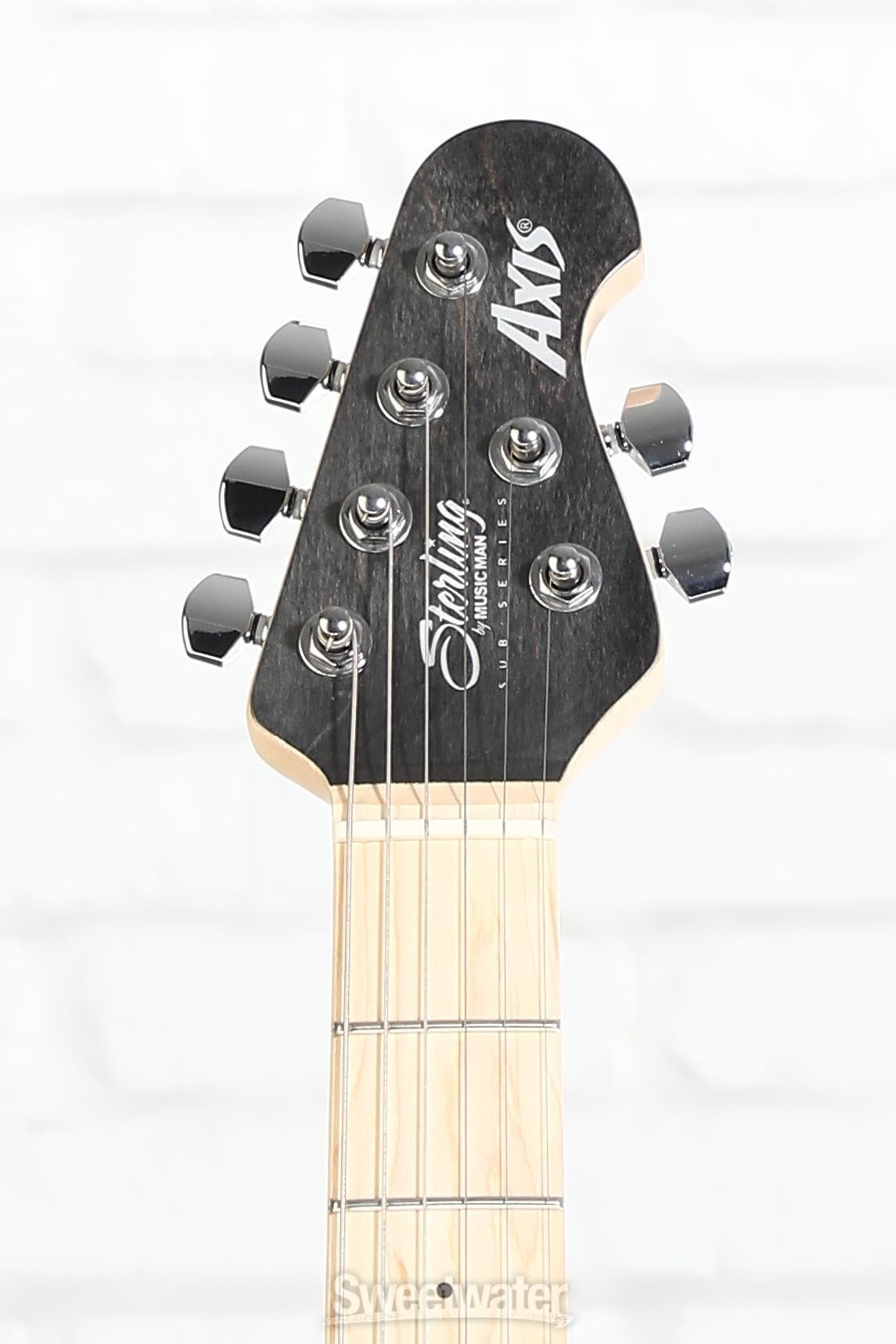 Sterling By Music Man Axis Flame Maple Electric Guitar - Trans